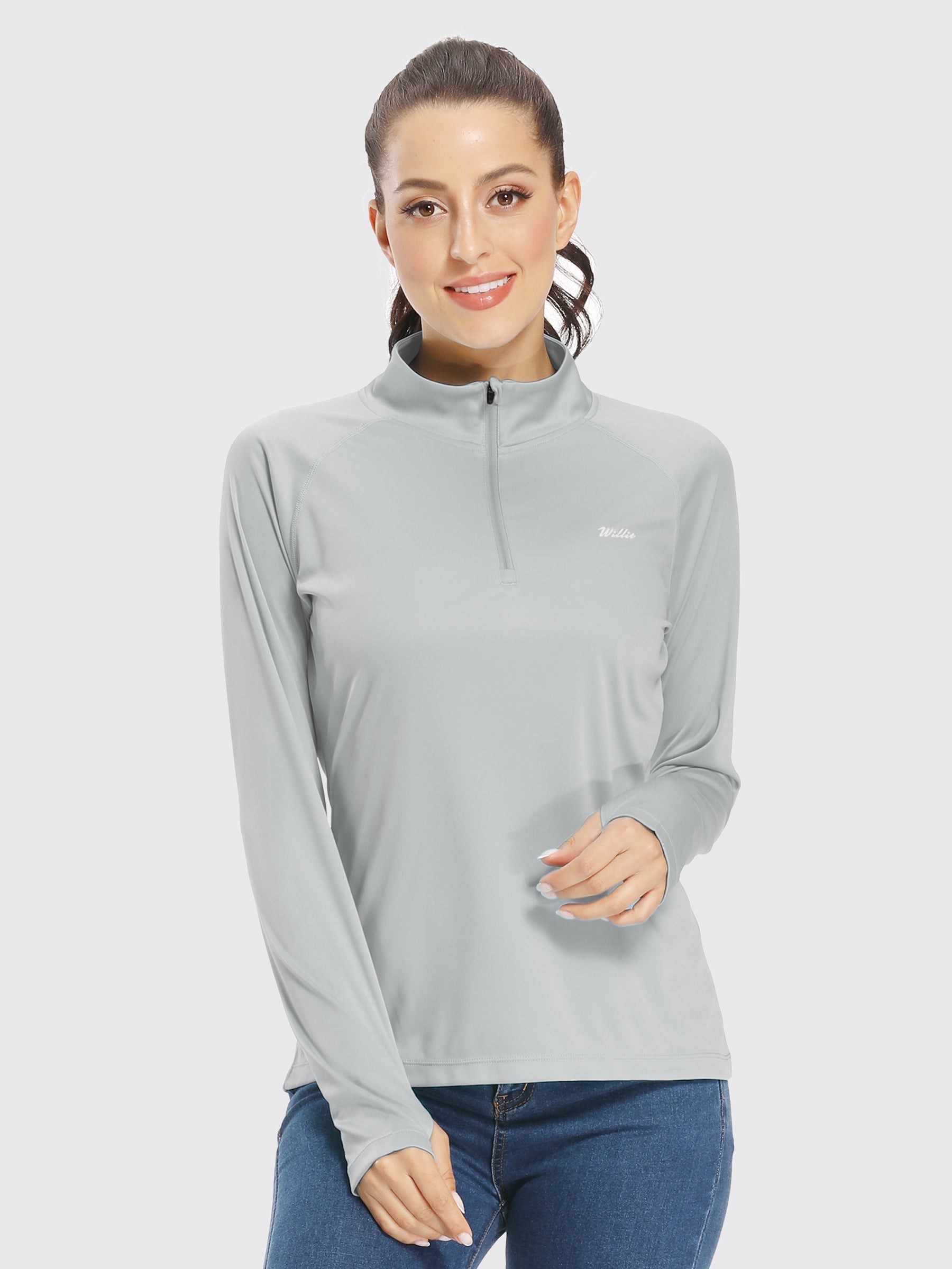 Women's UPF 50+ Sun Protection Shirt Half-Zip