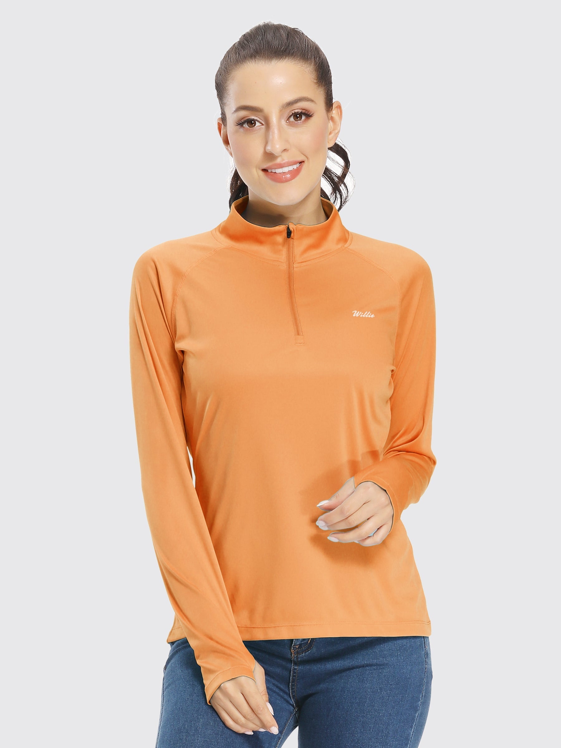 Women's UPF 50+ Sun Protection Shirt Half-Zip