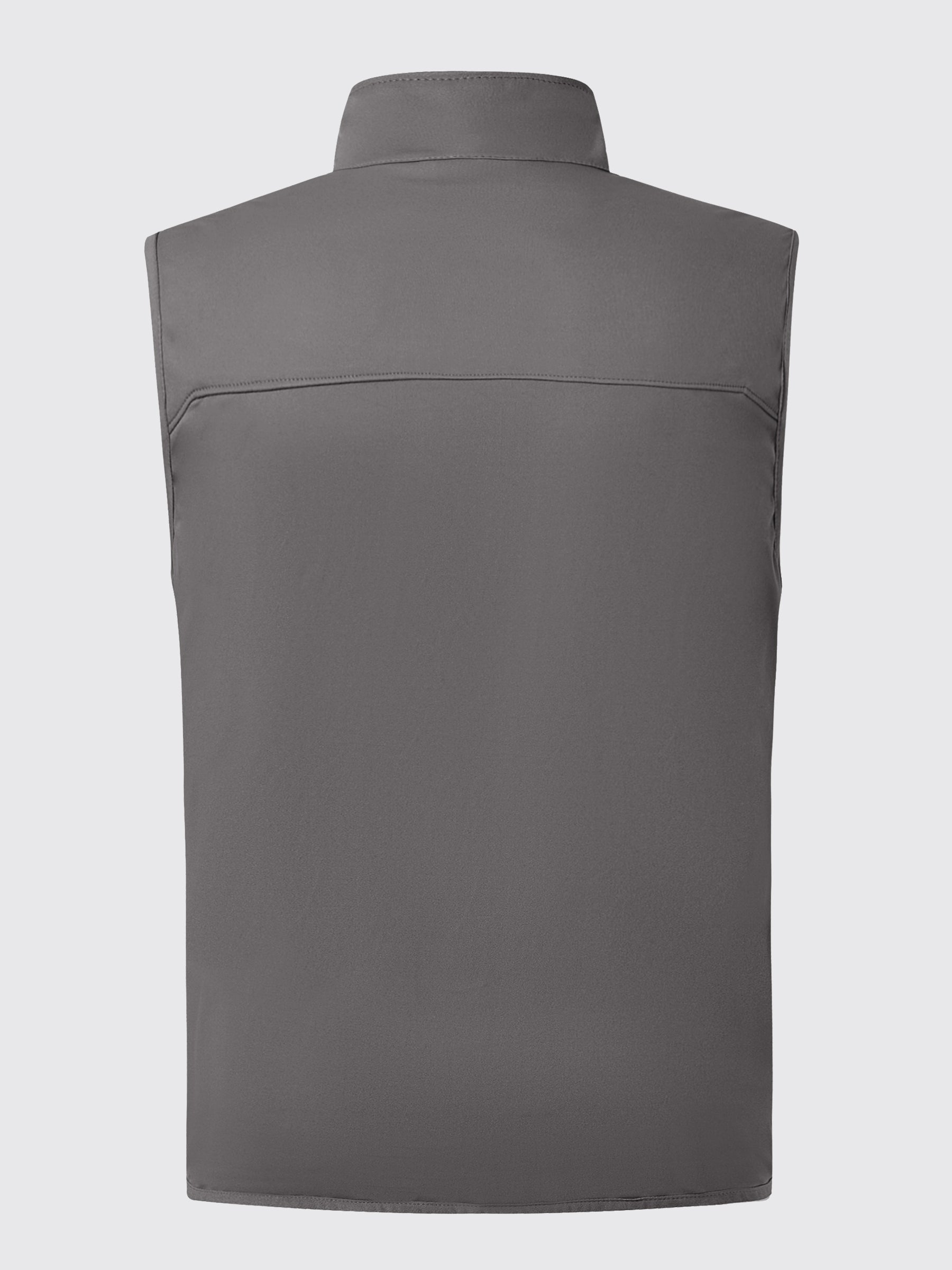 Men's Lightweight Softshell Vest_Gray_laydown2