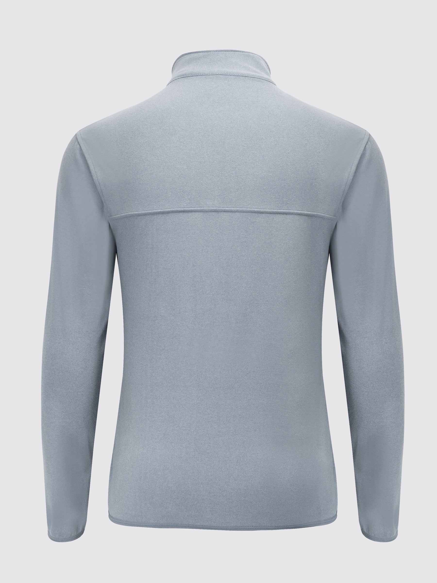 Willit Men's Fleece Pullover Lightweight Sportswear_Laydown_LightGray2