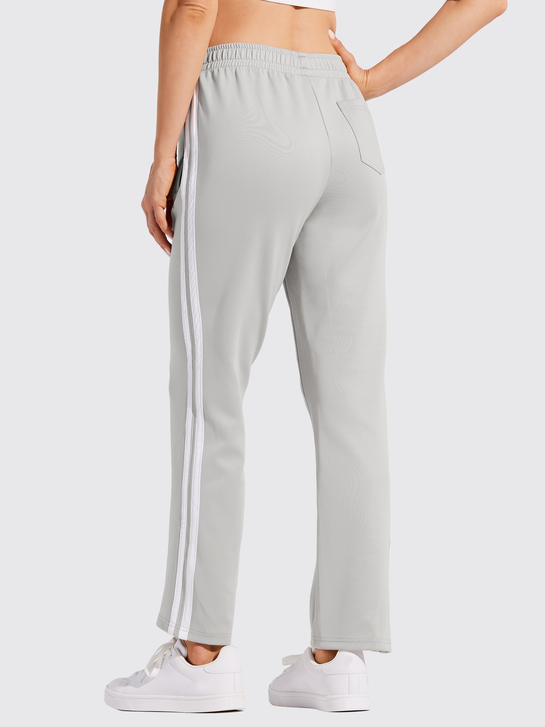 Willit Women's Warm Up Track Pants_LightGray2