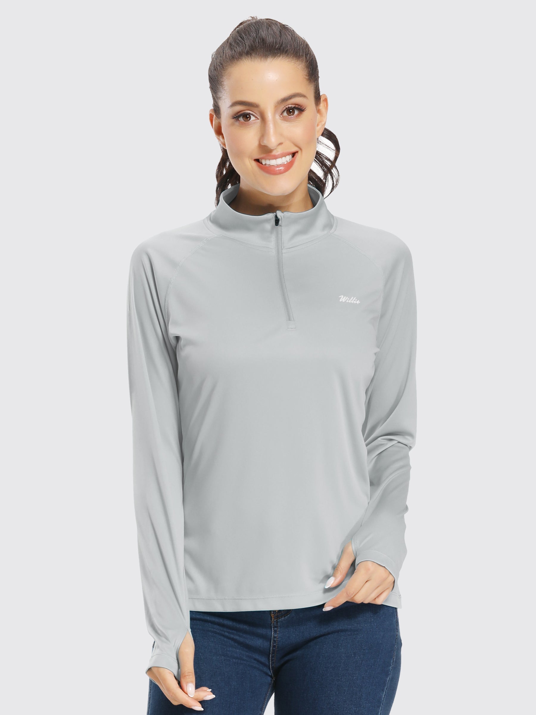 Women's UPF 50+ Sun Protection Shirt Half-Zip