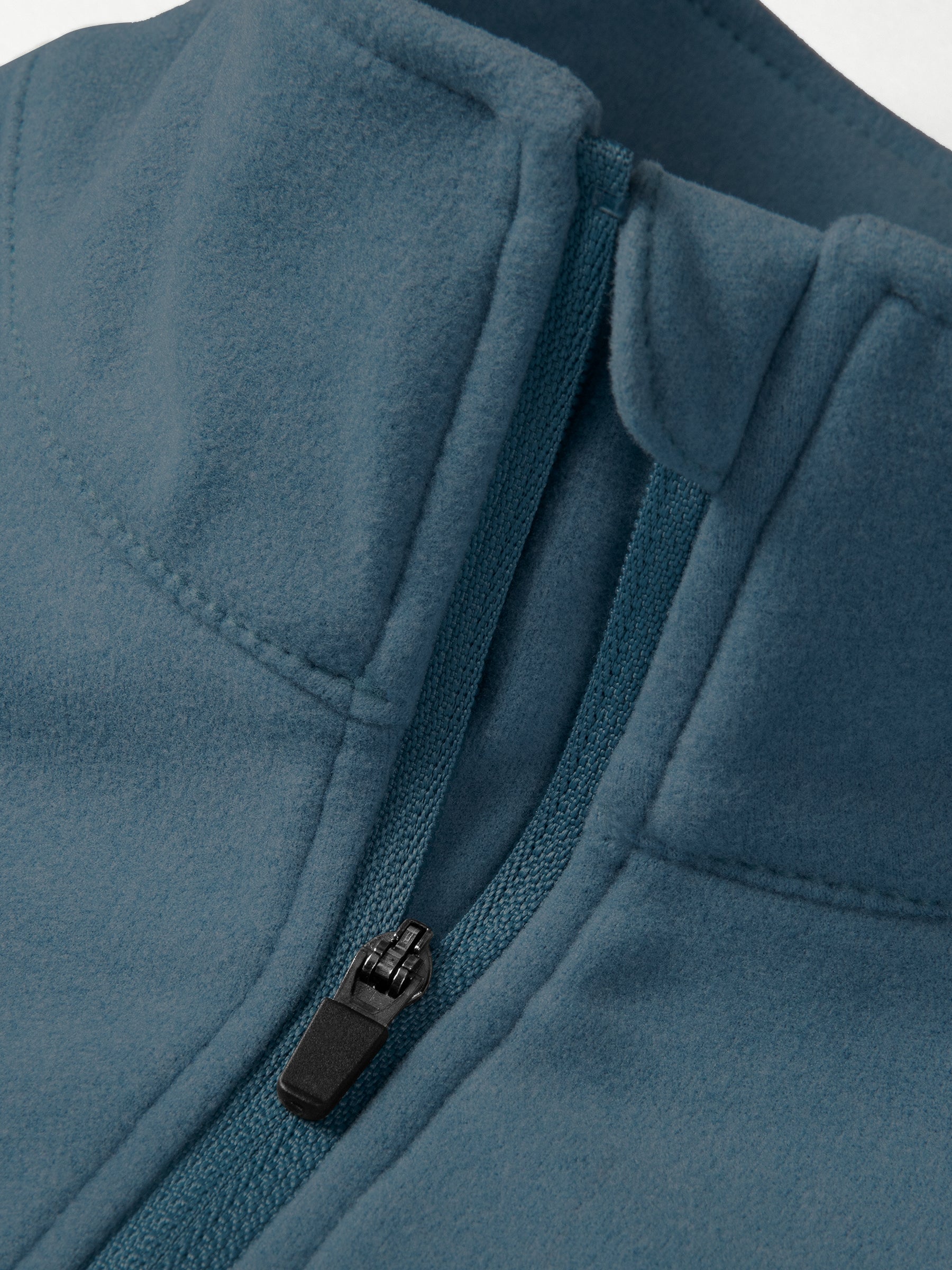 Willit Men's Fleece Pullover Lightweight Sportswear_Laydown_StoneBlue3