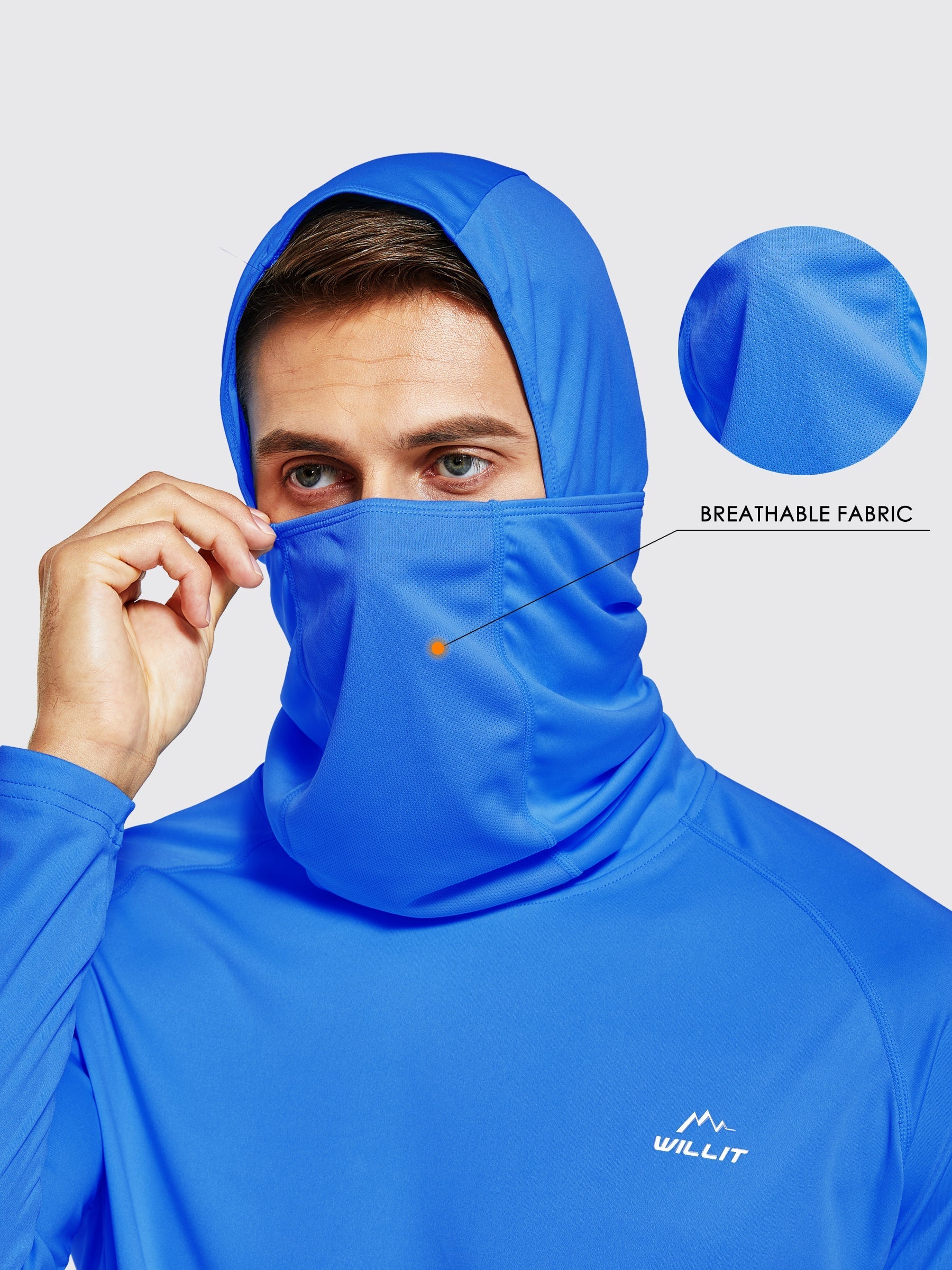 Willit Men's Sun Protection Hoodie UPF 50+_Brilliantblue5