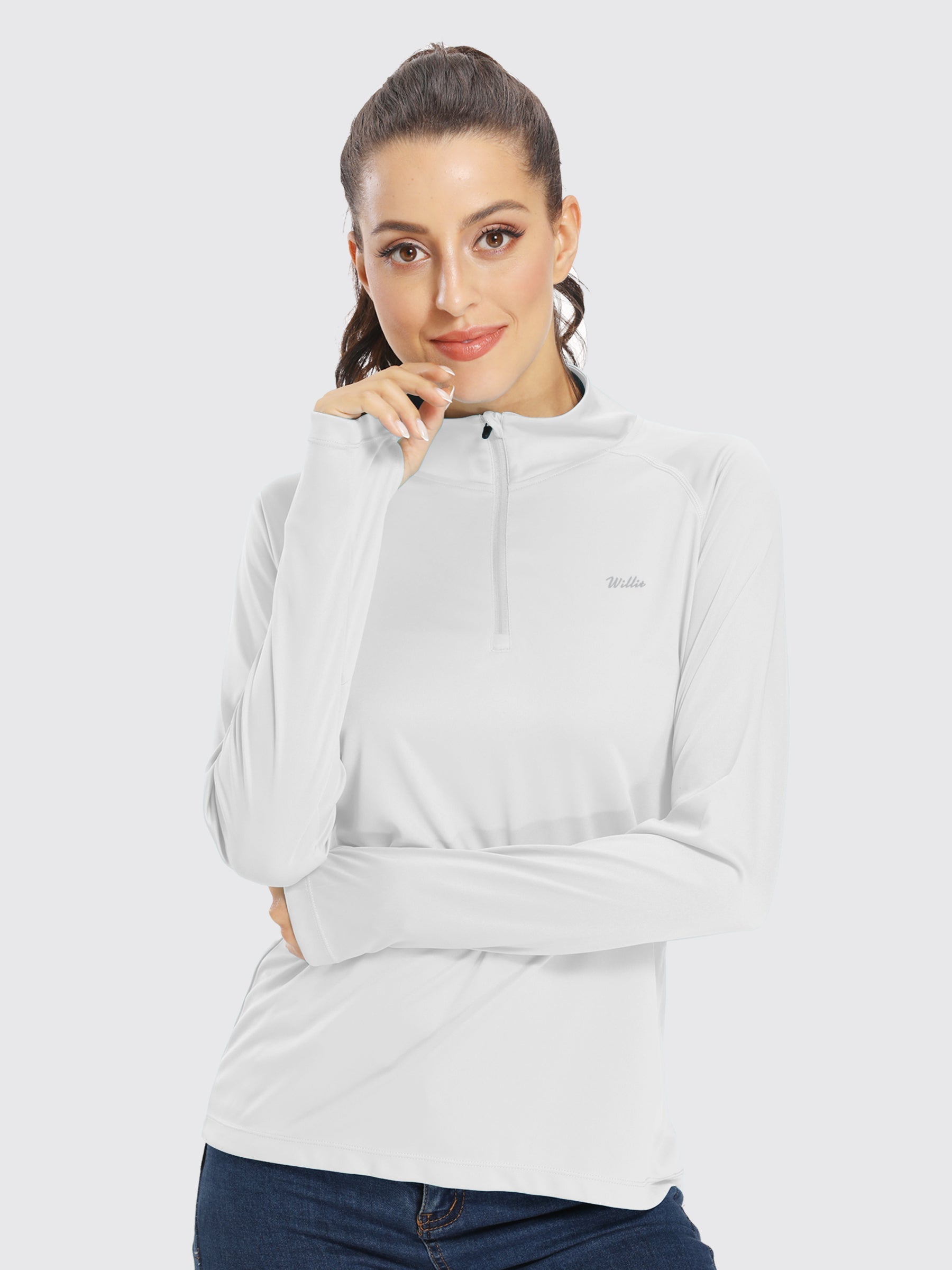 Women's UPF 50+ Sun Protection Shirt Half-Zip