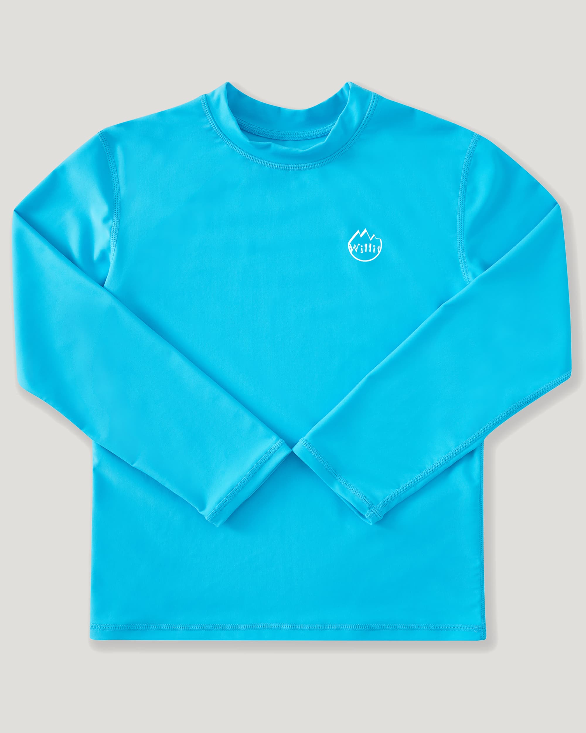 Boy's Sun Protection Long Sleeve Rashguard_Blue1