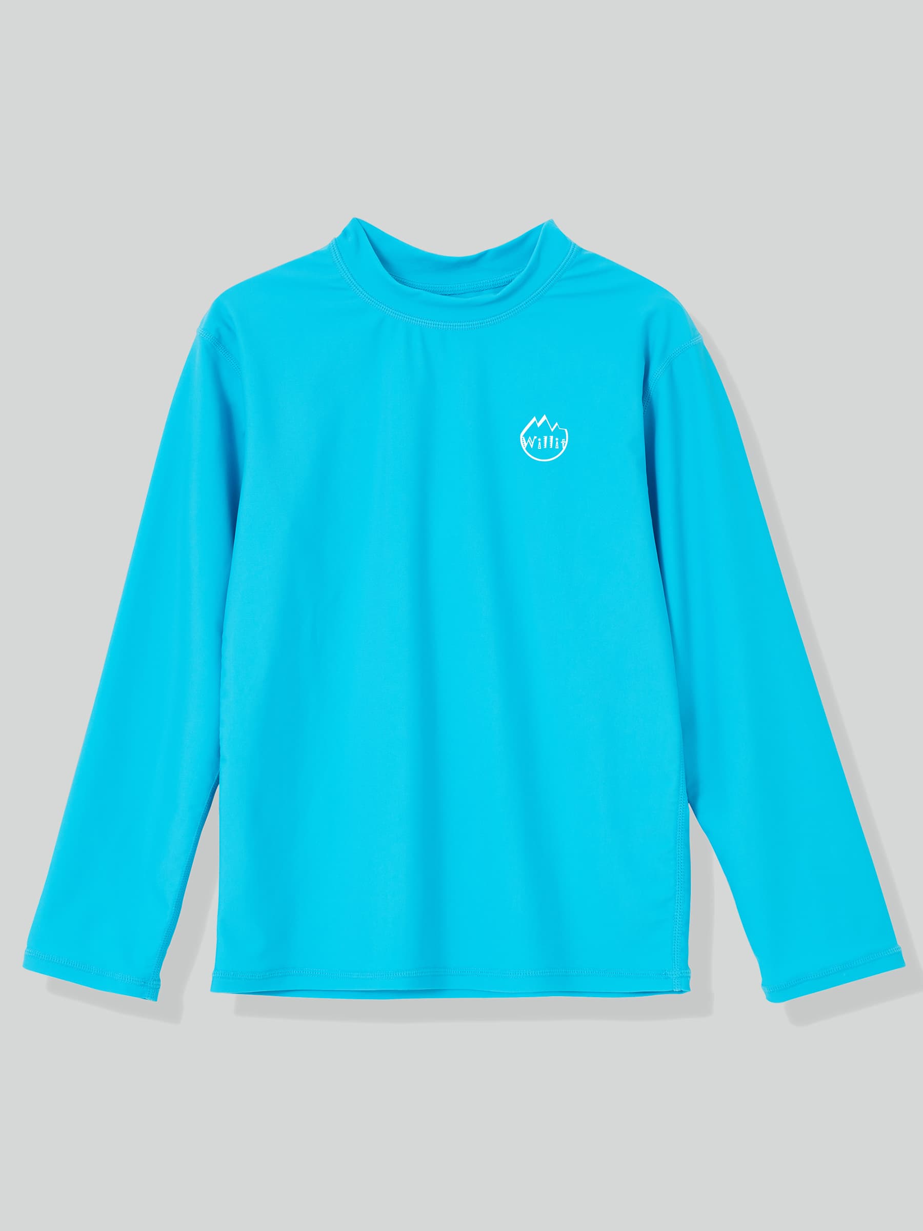 Boy's Sun Protection Long Sleeve Rashguard_Blue2