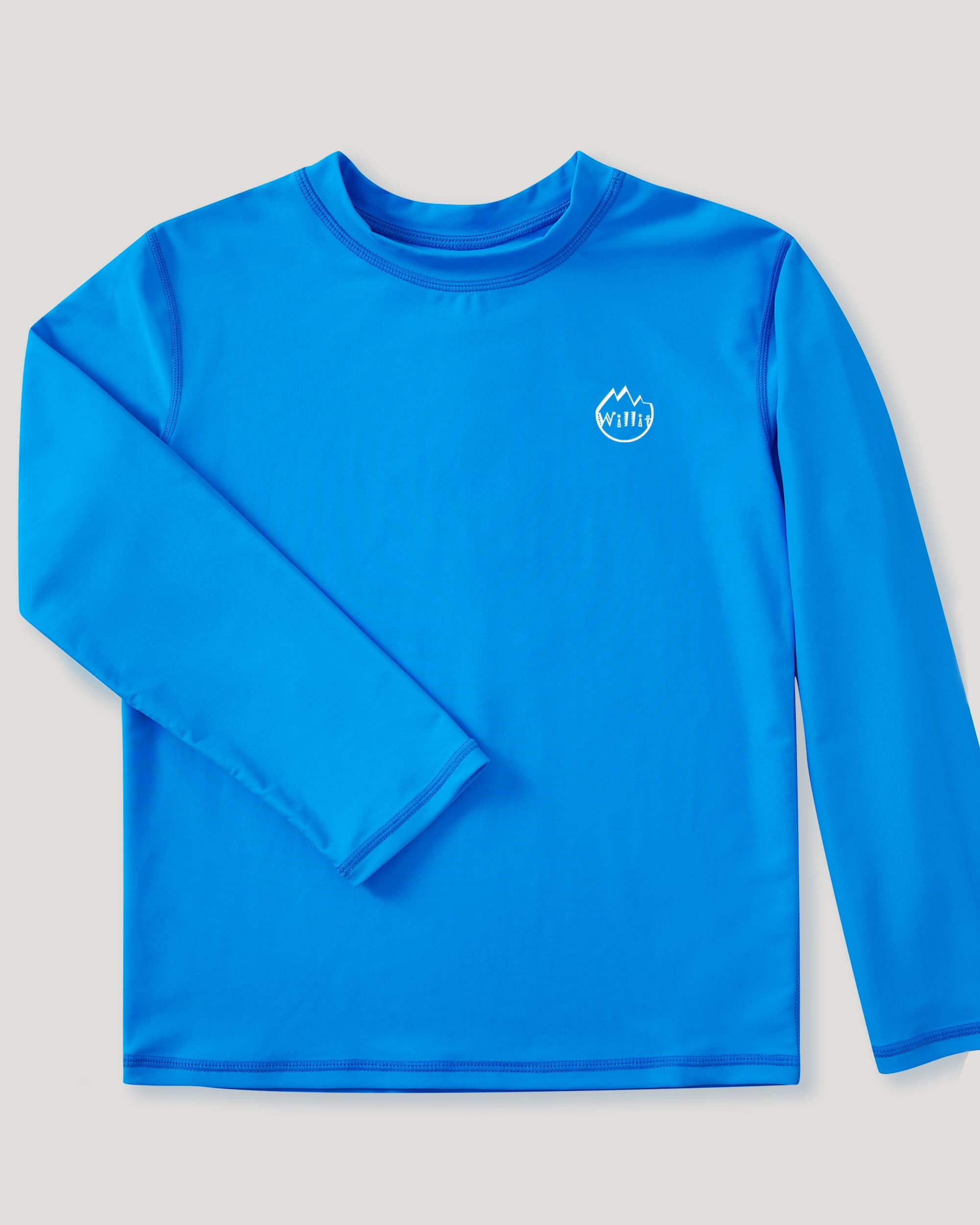 Boy's Sun Protection Long Sleeve Rashguard_BrilliantBlue1