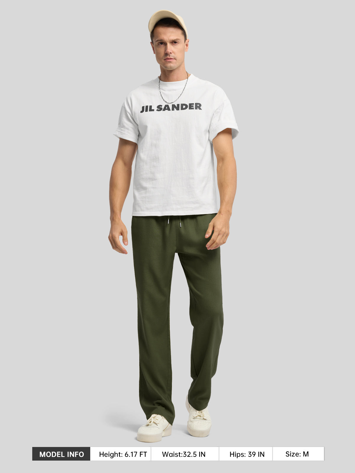 Willit Men's Casual Linen Drawstring Pants 28 In_armygreen6