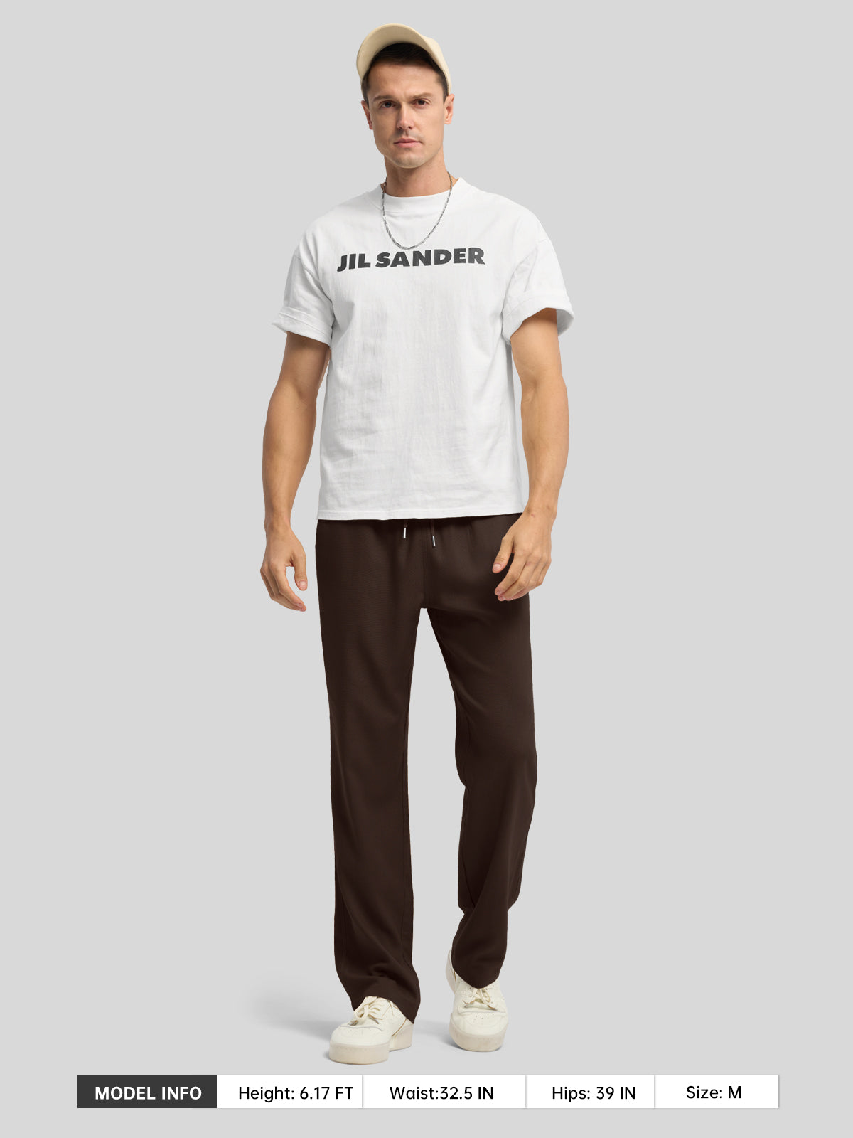 Willit Men's Casual Linen Drawstring Pants 28 In_brown6