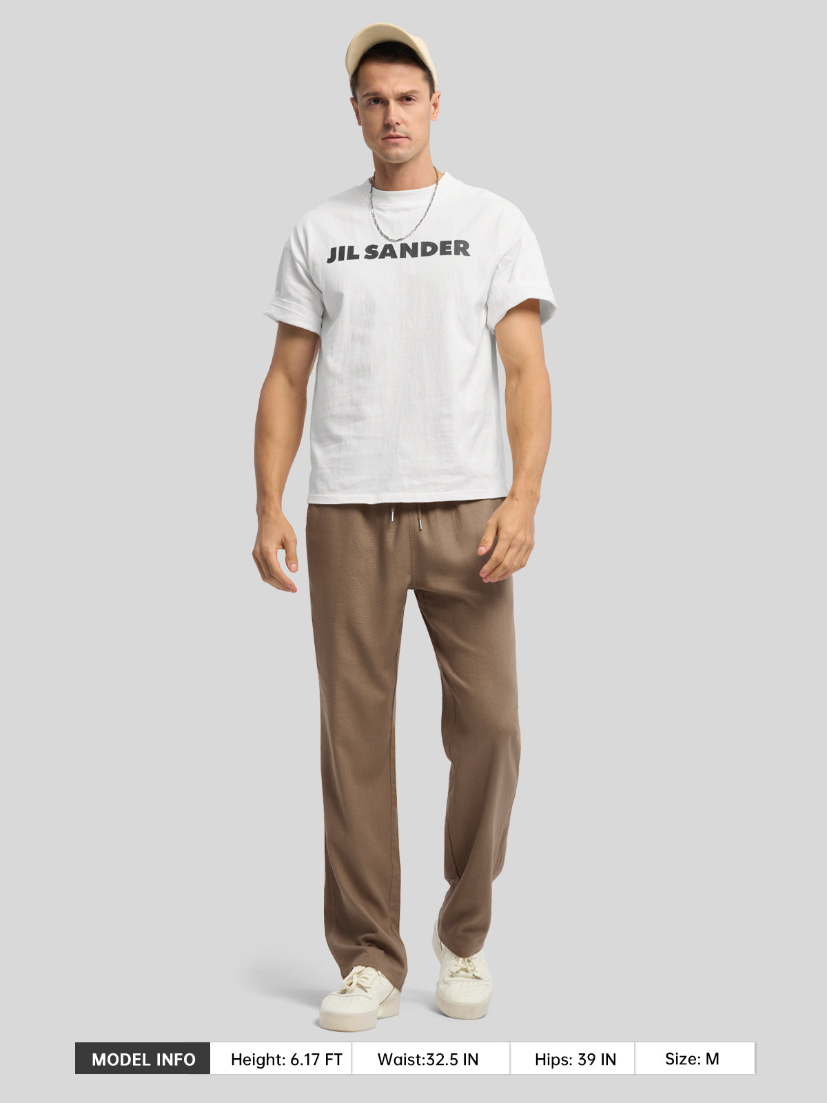 Willit Men's Casual Linen Drawstring Pants 28 In_deep khaki6