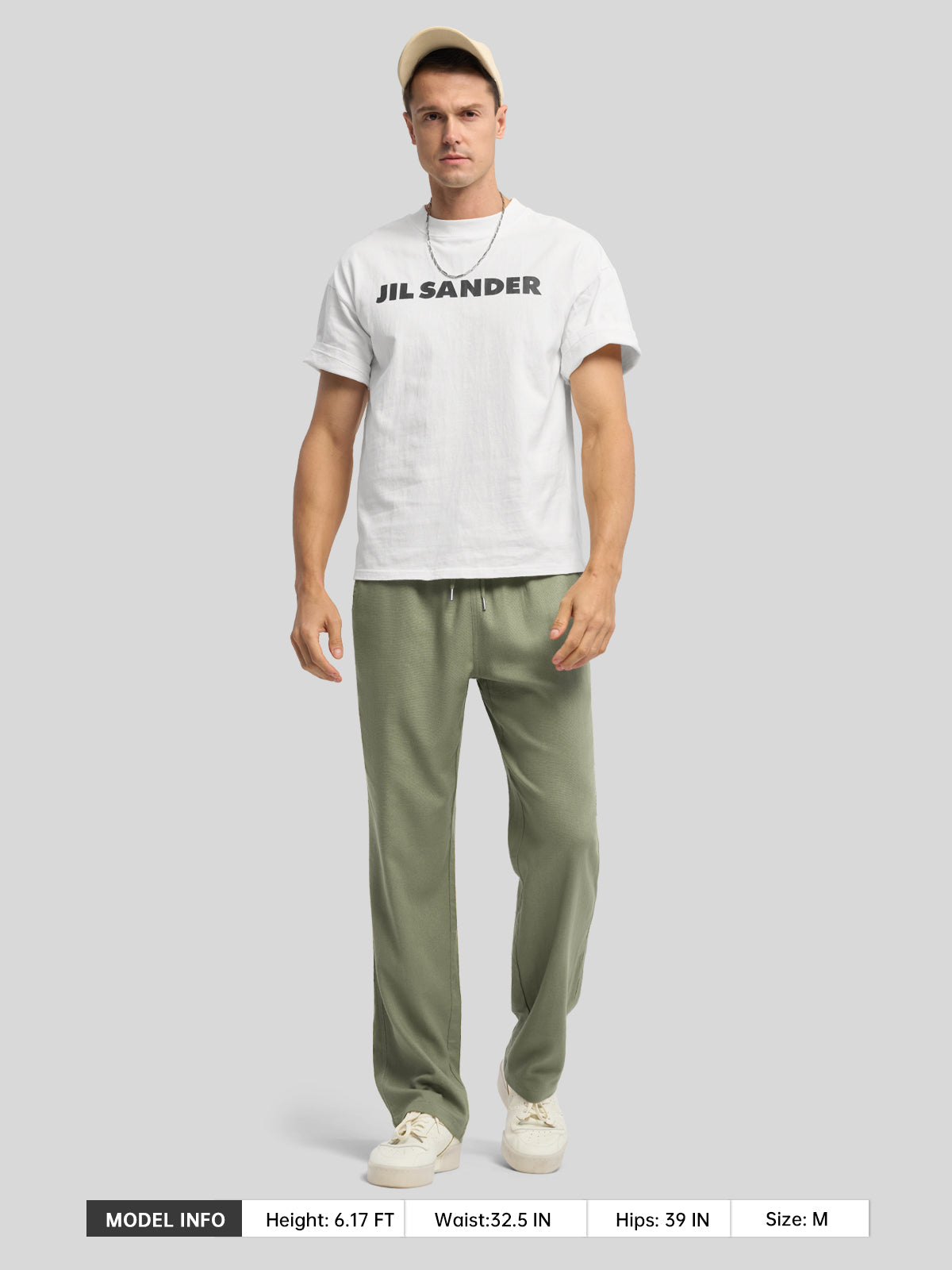 Willit Men's Casual Linen Drawstring Pants 28 In_sagegreen6