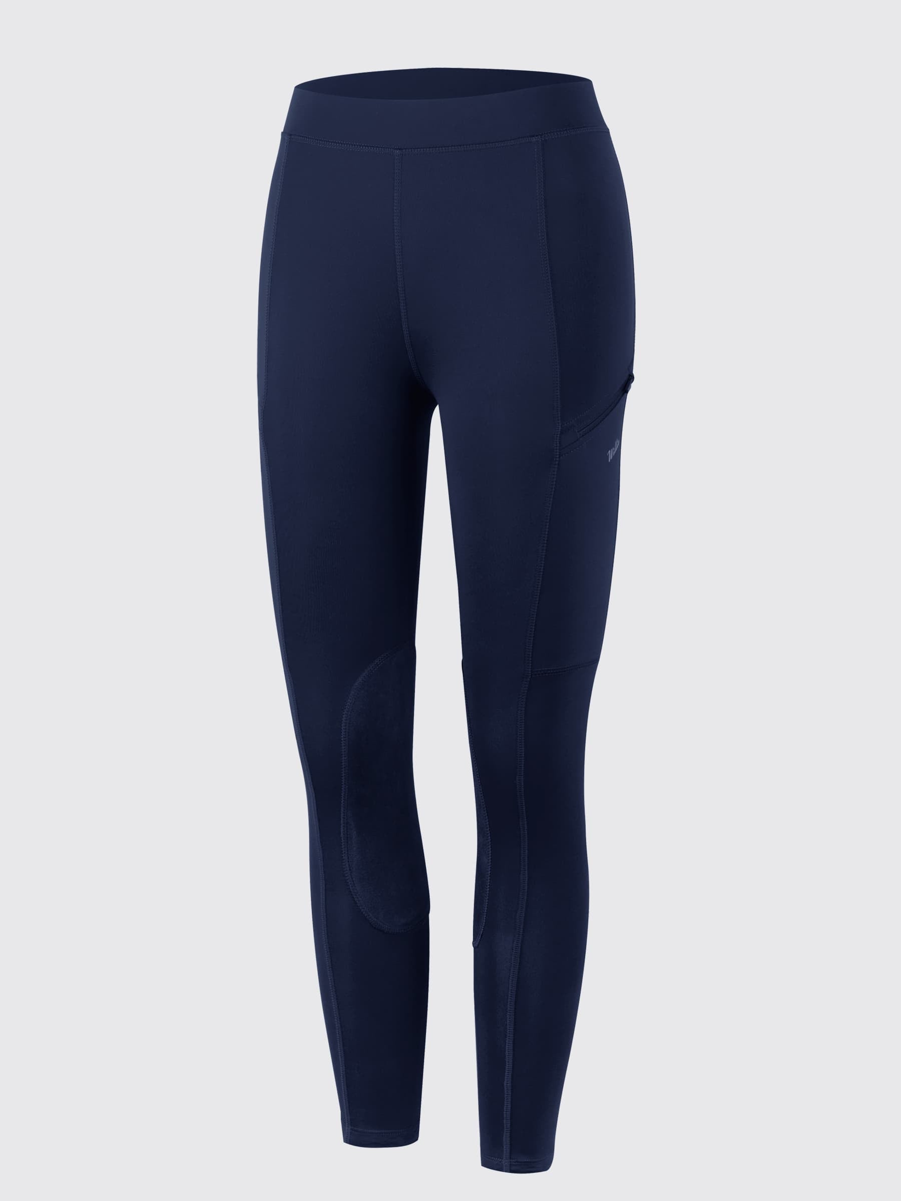 Willit Girls Horse Riding Pants Knee-Patch