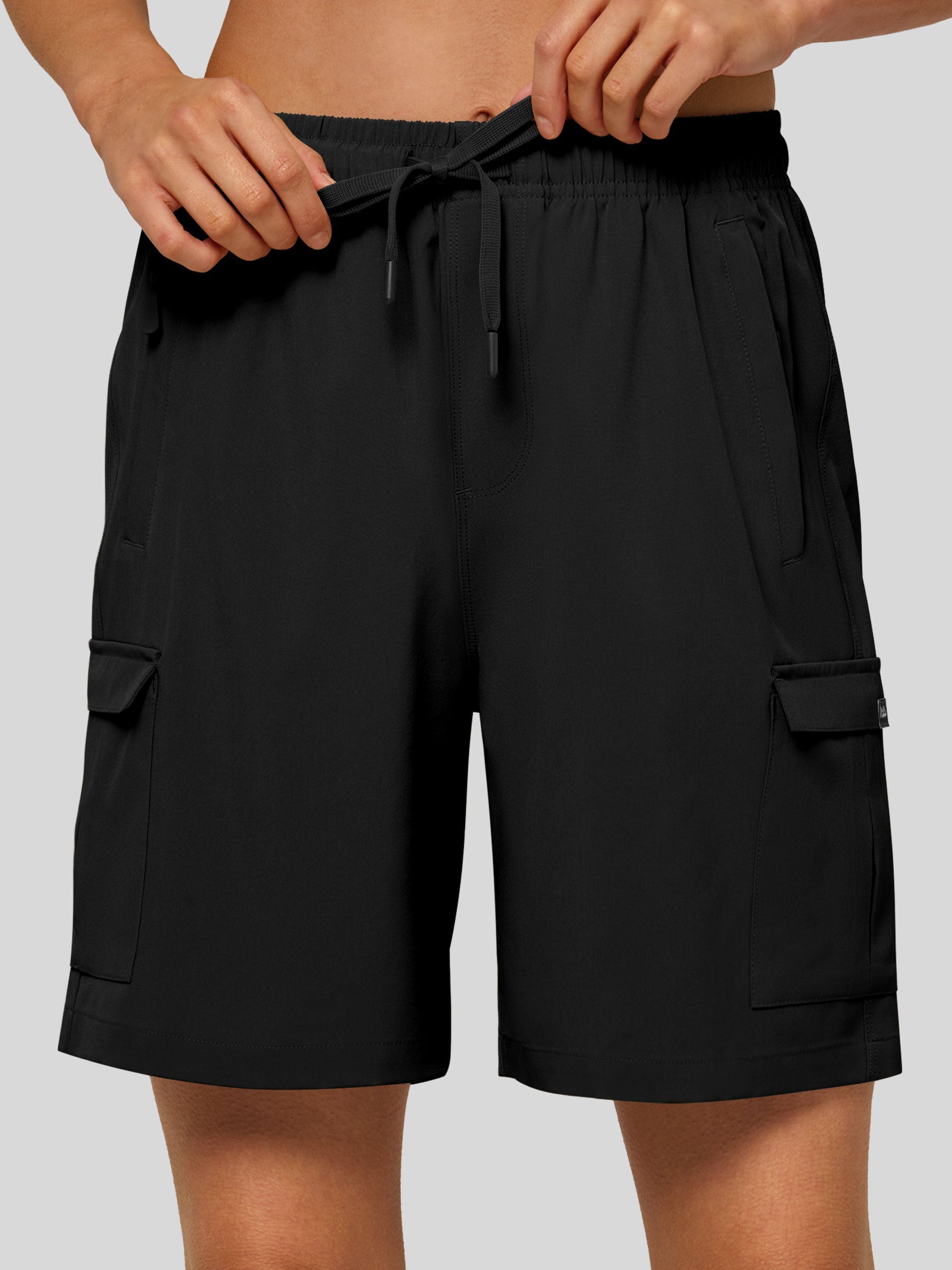 Willit Women's Active Trek Shorts 7 Inch in black1