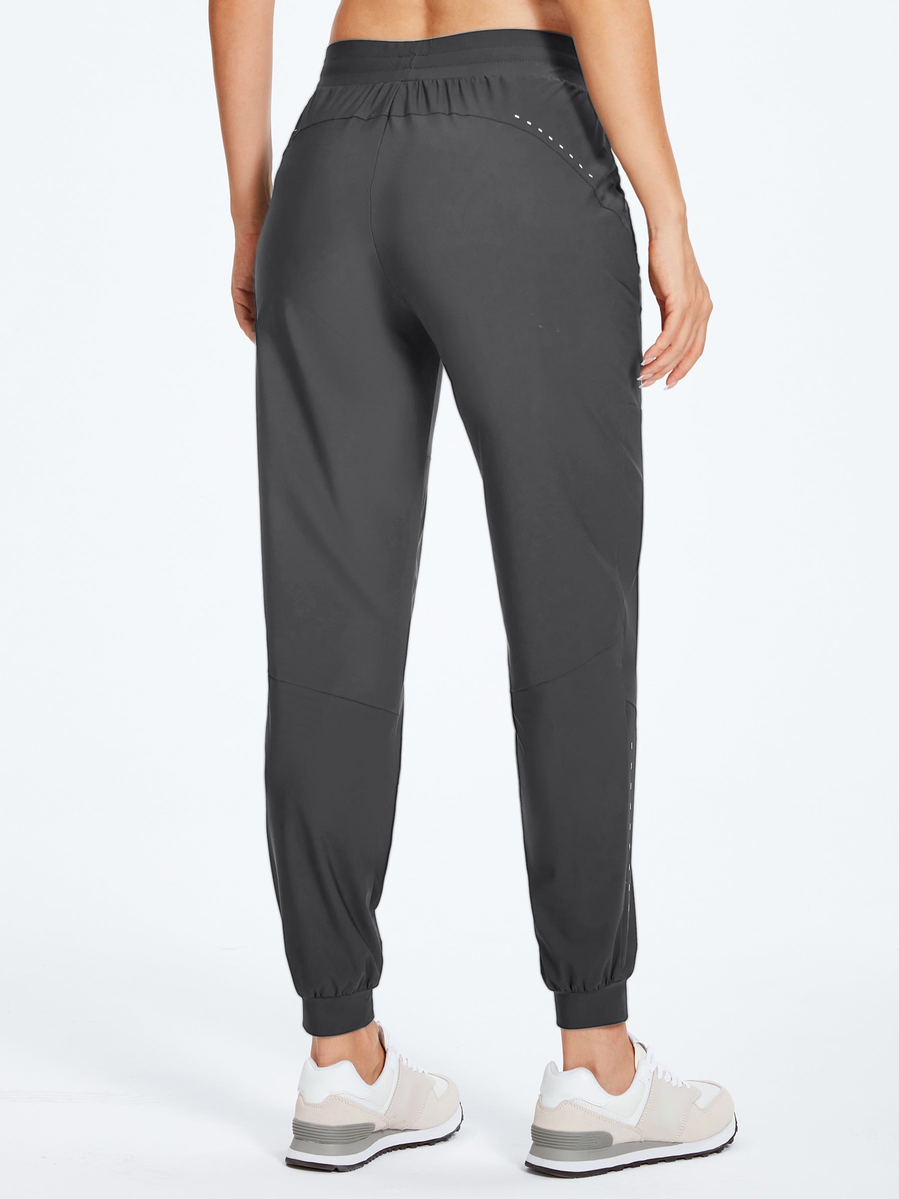Women's Running Joggers Gray_model3