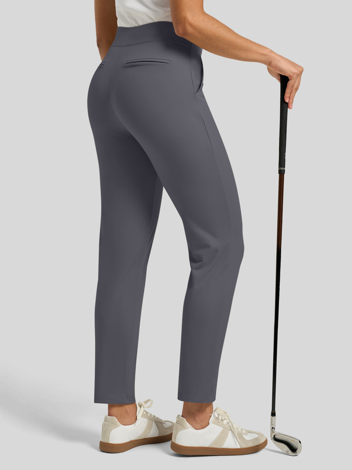 Willit Women's Ankle Stretch Golf Pants-27.5 Inch_deep gray