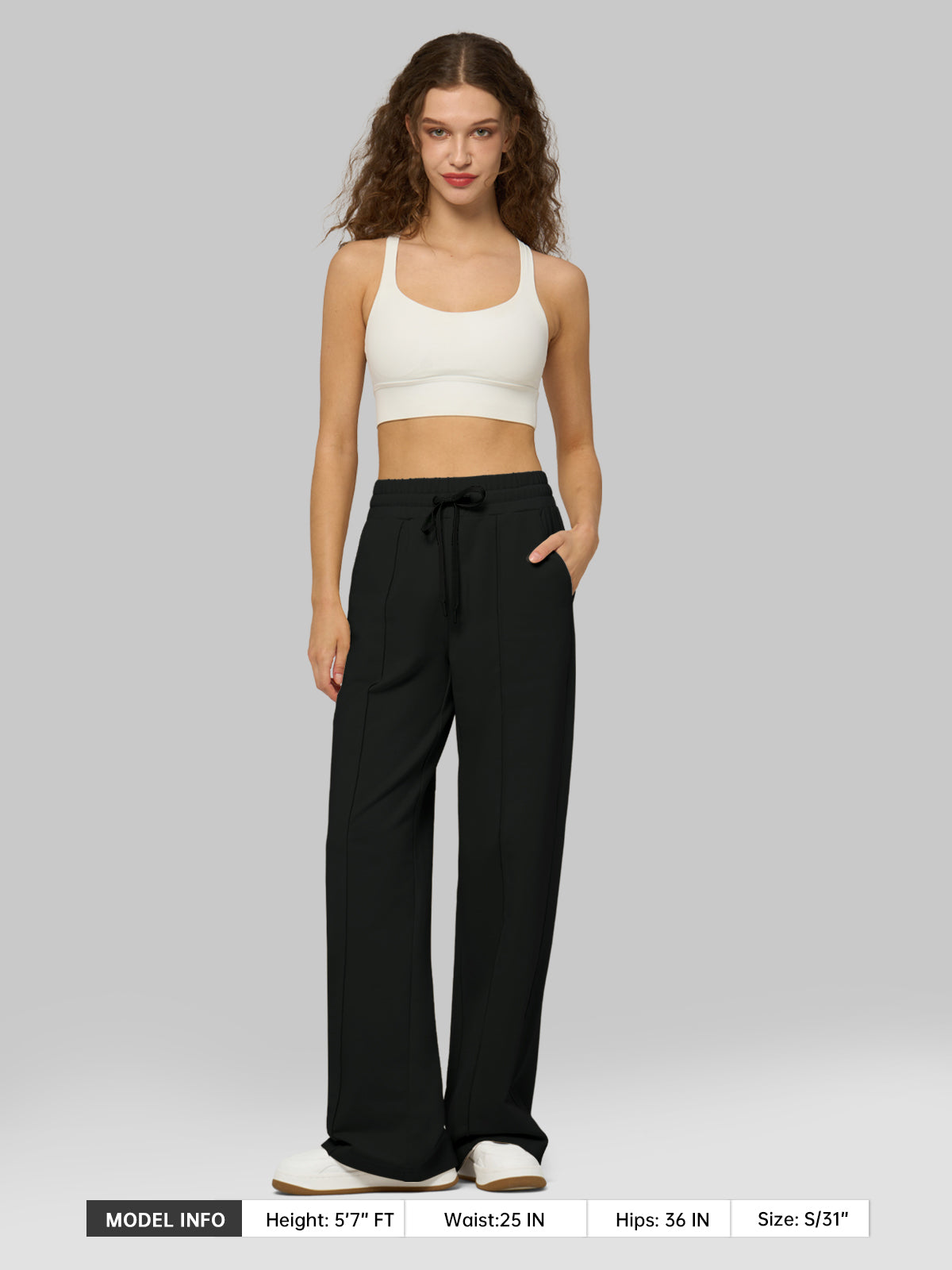 willit Women's Breeze Straight Leg Sweatpants in black_7