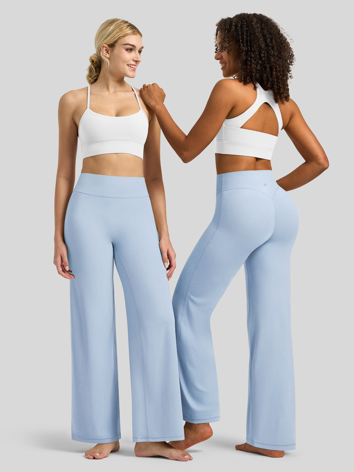 Willit Women's Butterflux Butt Lifting Leggings in baby blue3