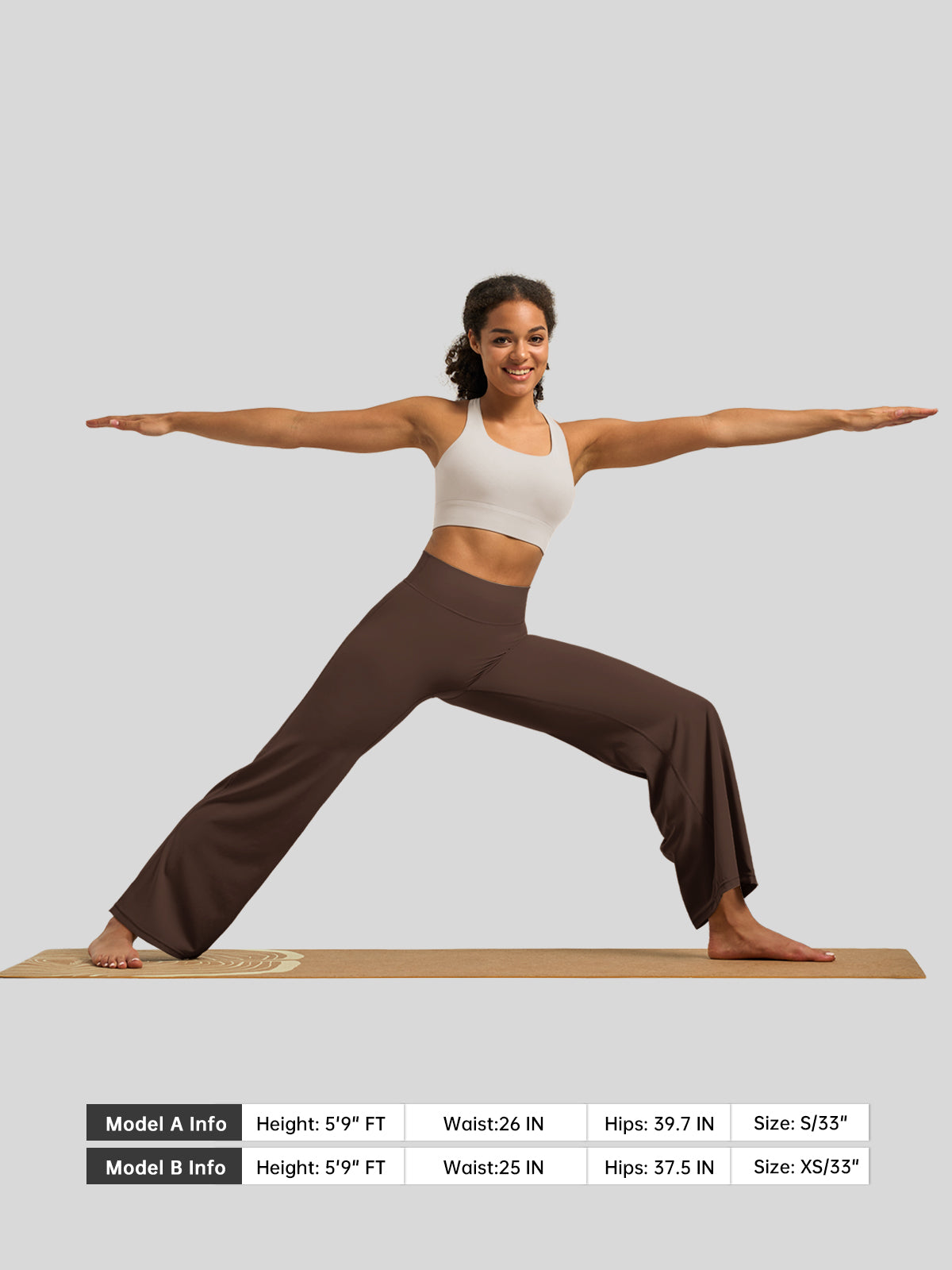 Willit Women's Butterflux Butt Lifting Leggings in brown