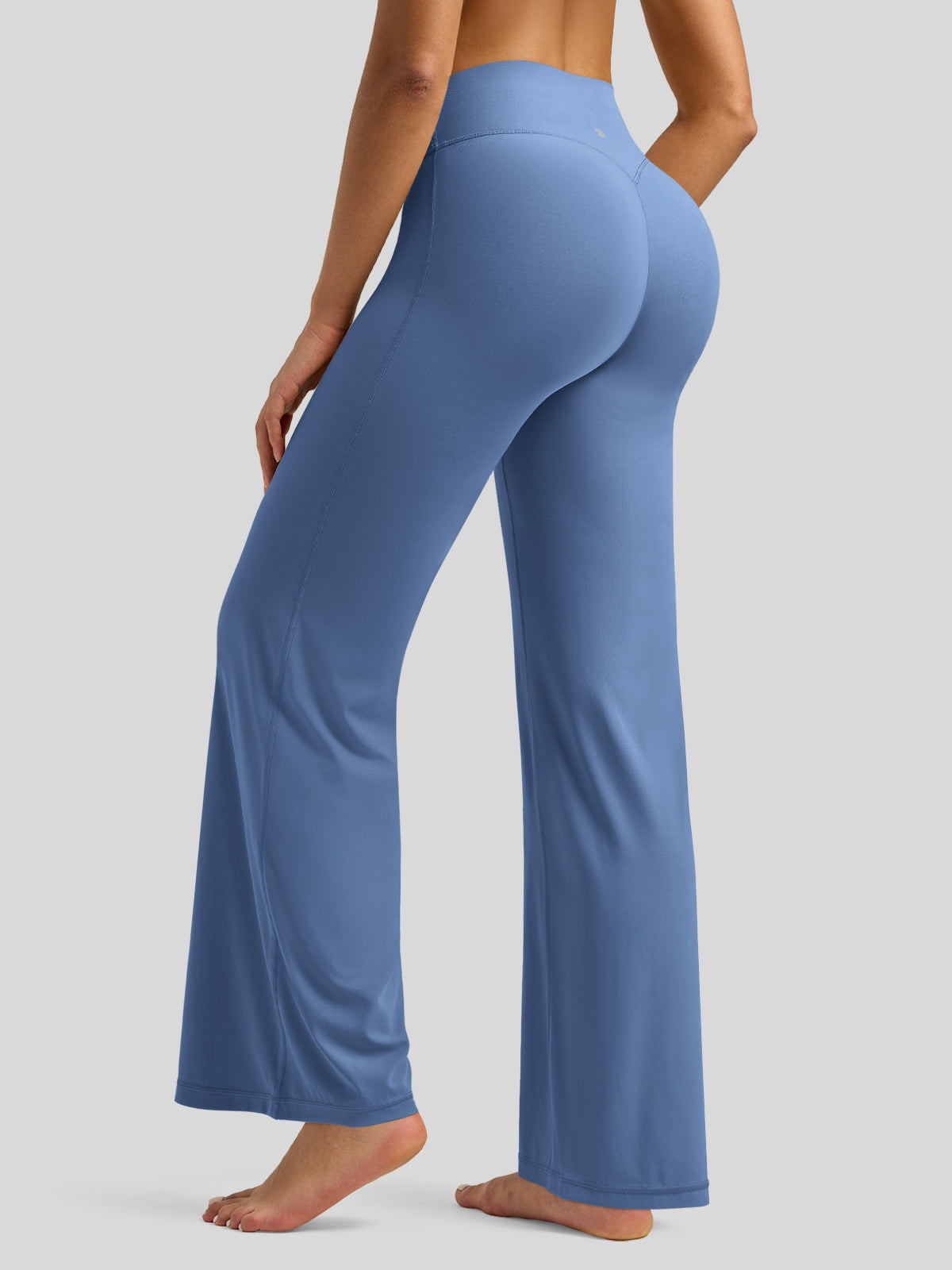 Willit Women's Butterflux Butt Lifting Leggings in fog blue1