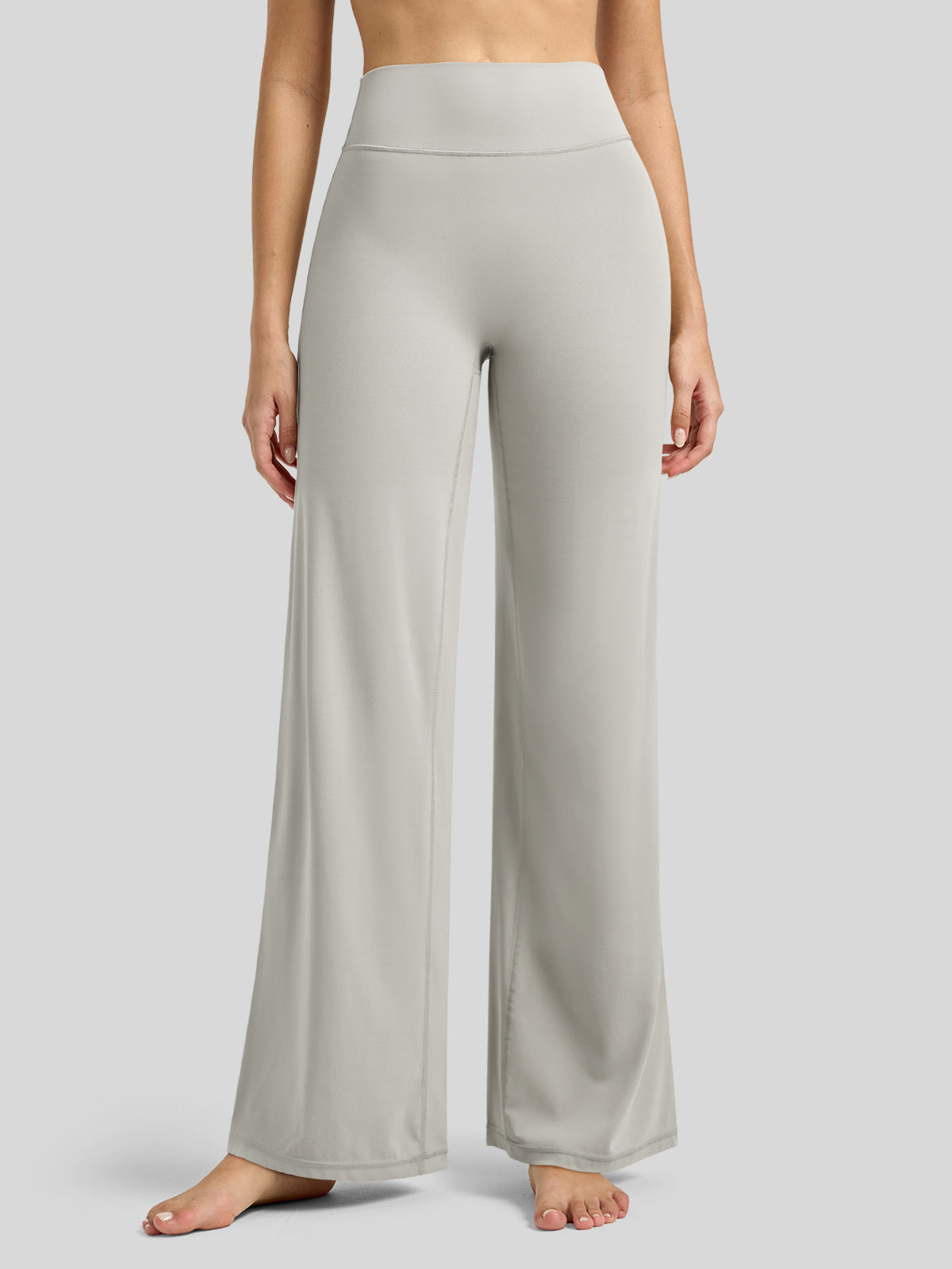 Willit Women's Butterflux Butt Lifting Leggings in light gray2