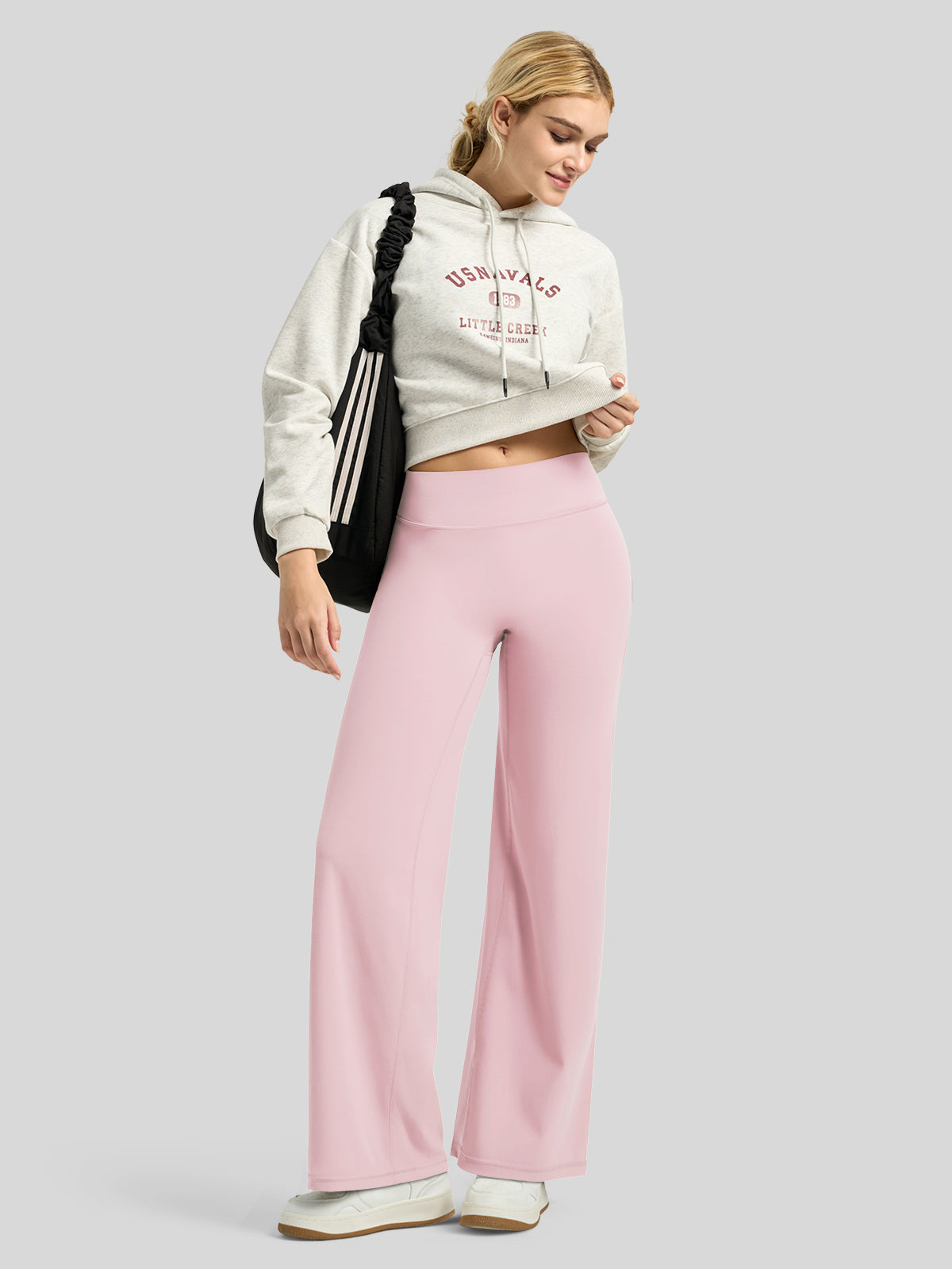 Willit Women's Butterflux Butt Lifting Leggings in light pink4