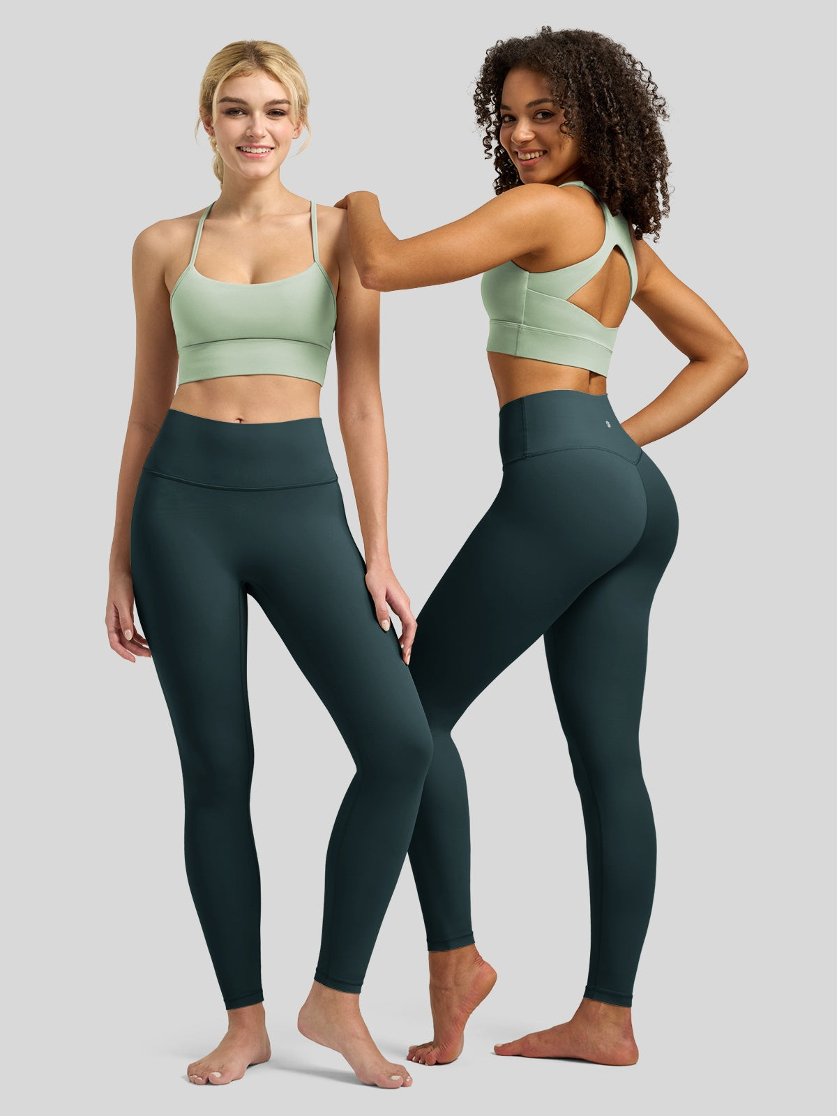 Willit Women's Butterflux High Rise Leggings 28 Inch in blue