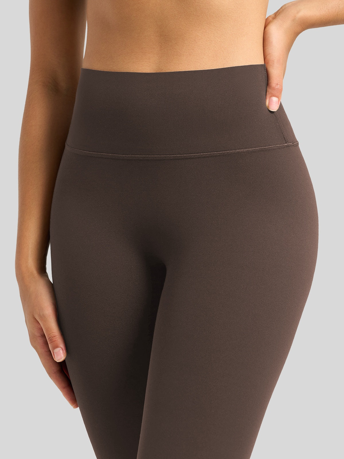 Willit Women's Butterflux High Rise Leggings 26 Inch in brown