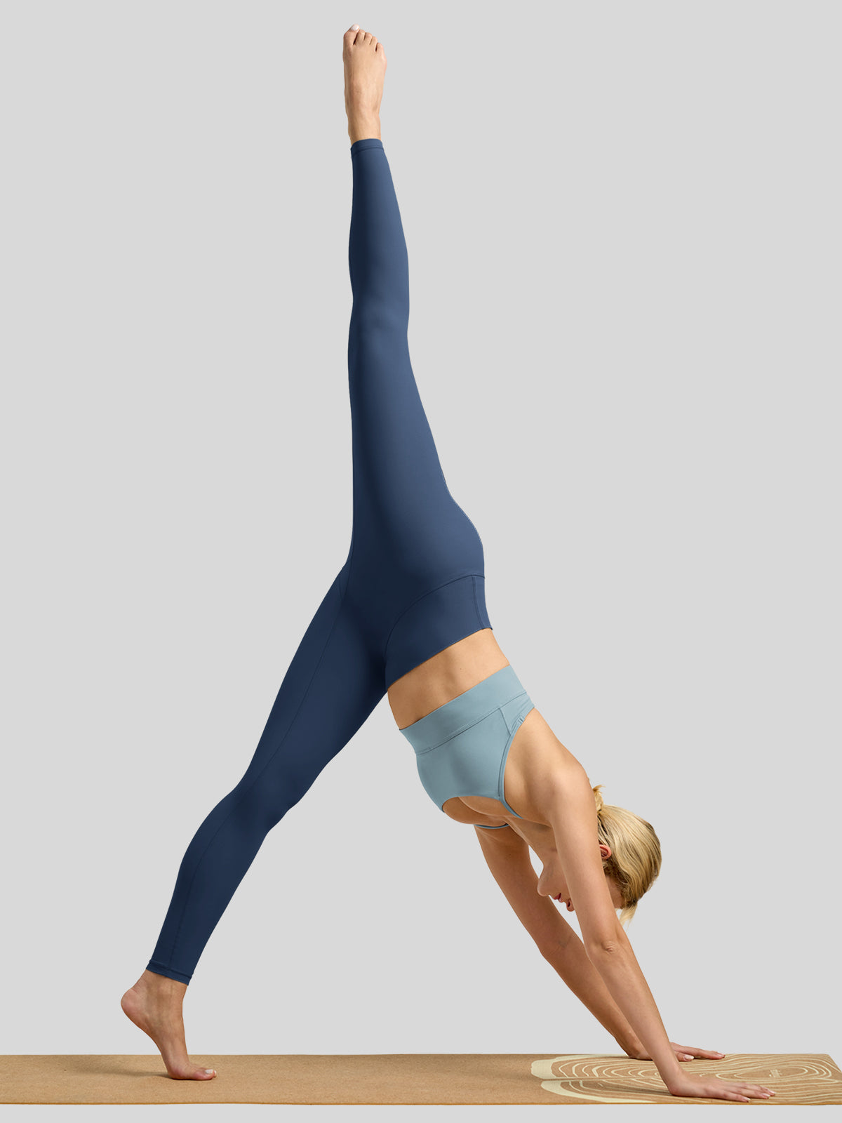 Willit Women's Butterflux High Rise Leggings 28 Inch in blue