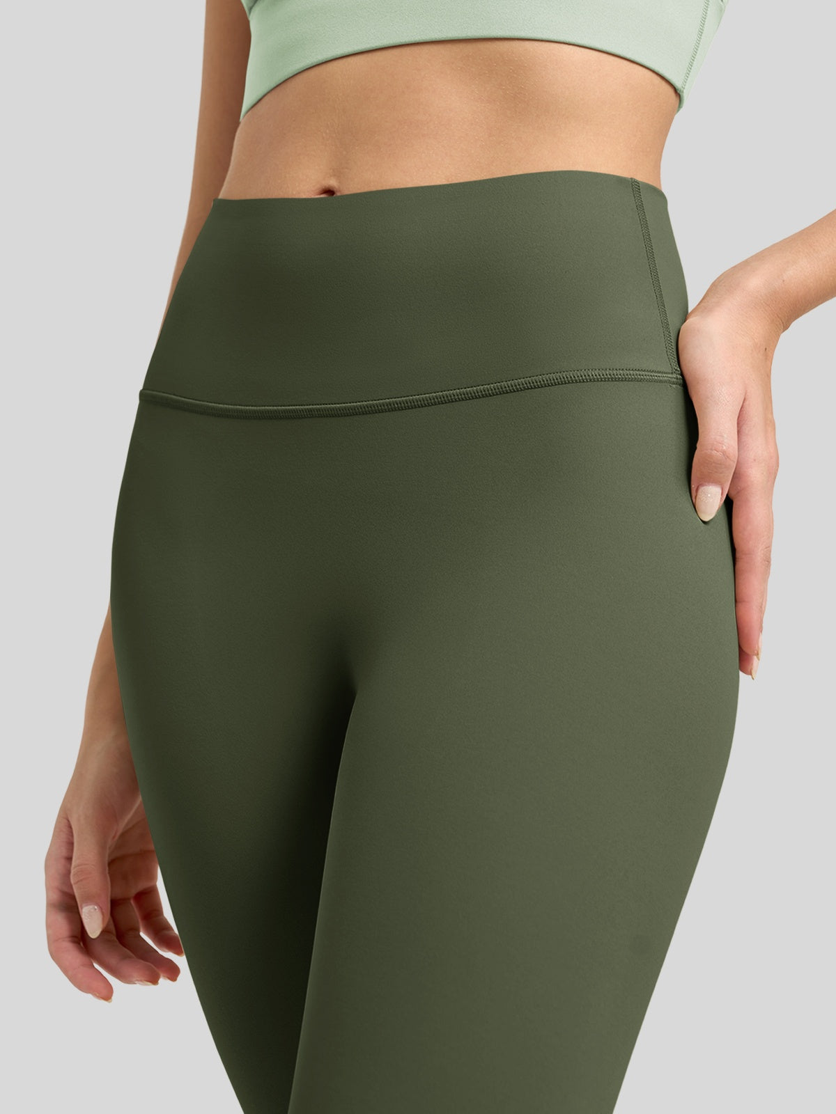 Willit Women's Butterflux High Rise Leggings 28 Inch in green