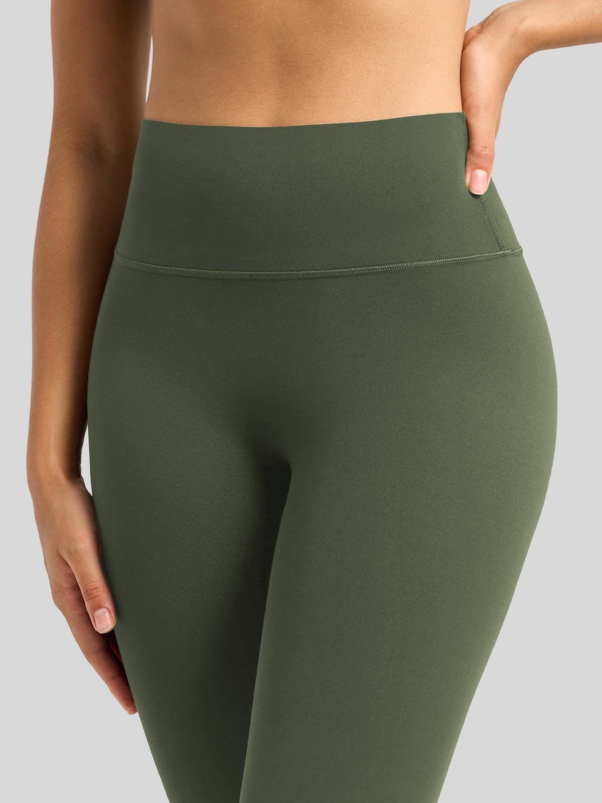 Willit Women's Butterflux High Rise Leggings 25 Inch in green