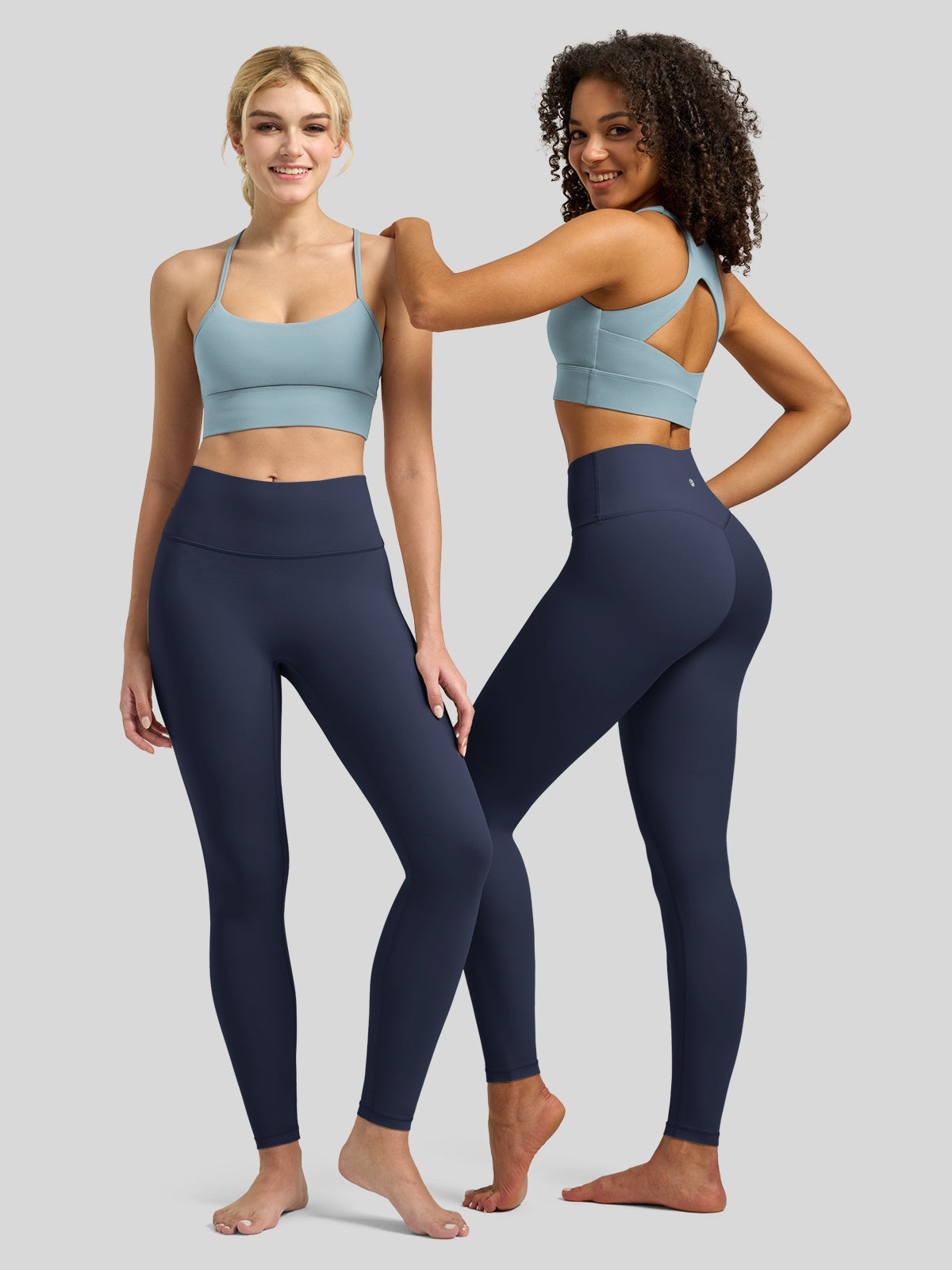 Willit Women's Butterflux High Rise Leggings 28 Inch in navy