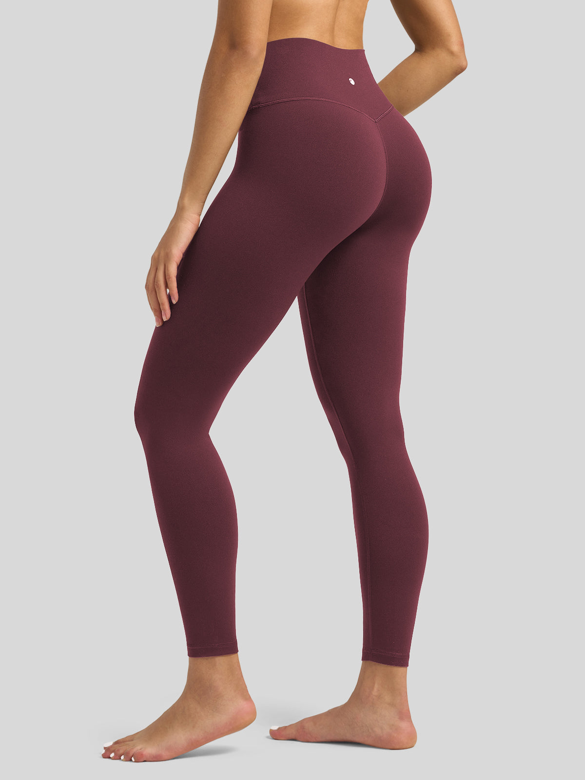 Willit Women's Butterflux High Rise Leggings 25 Inch in red