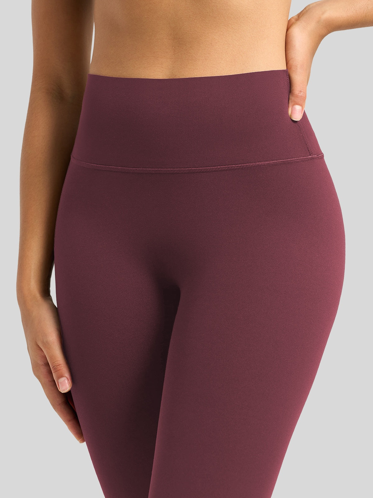 Willit Women's Butterflux High Rise Leggings 25 Inch in red