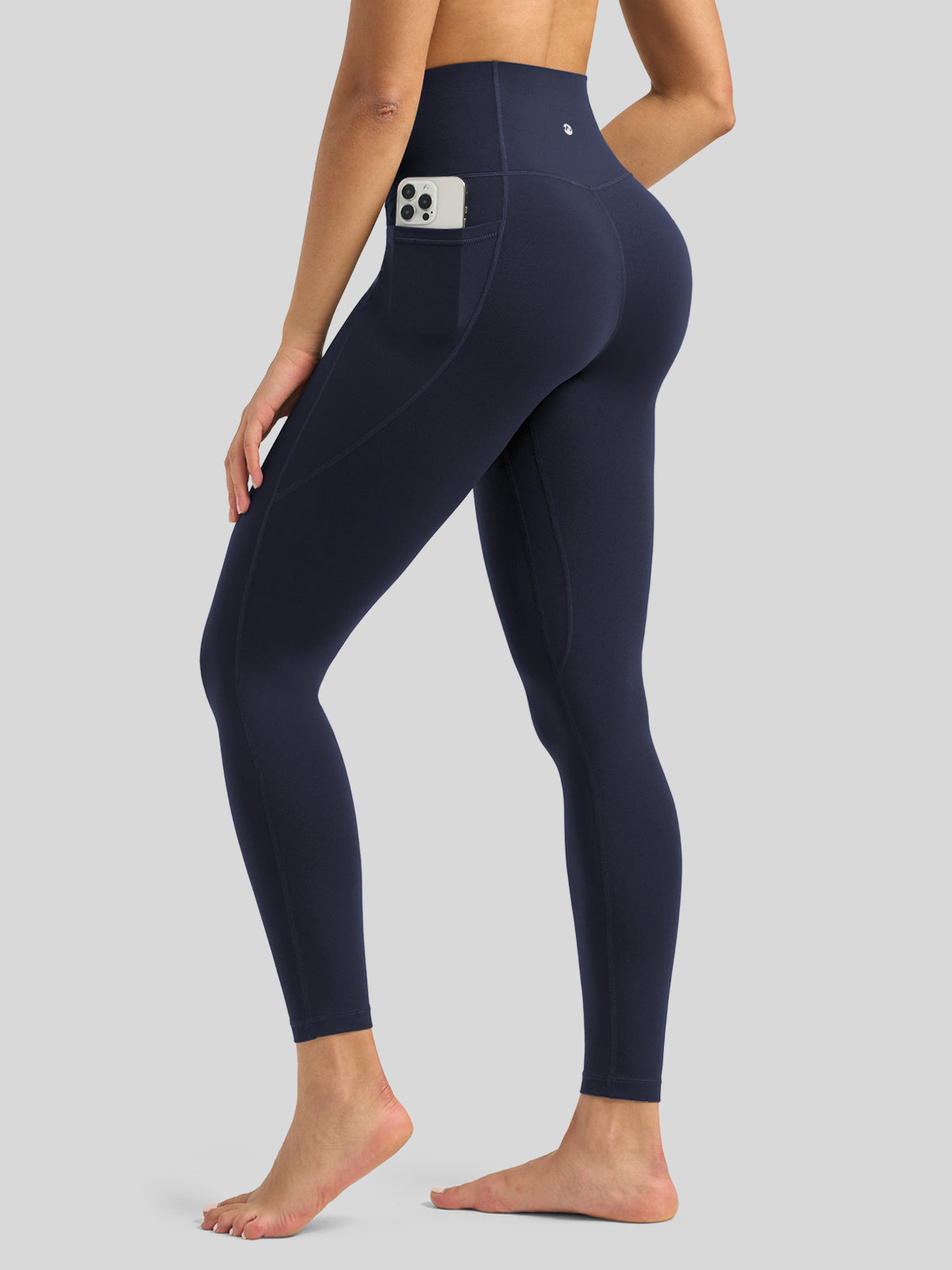 Willit Women's Butterflux Pocket Leggings-25 Inch in navy