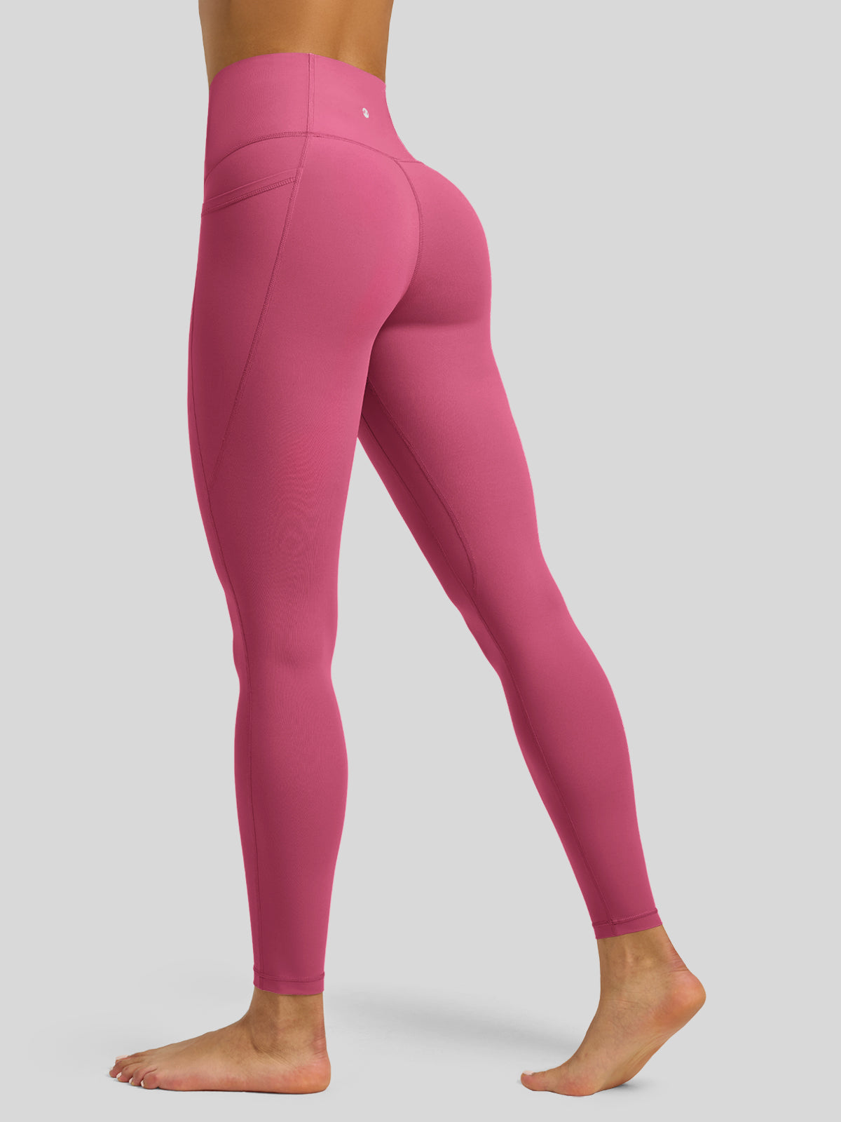 Willit Women's Butterflux Pocket Leggings-25 Inch in dusty in red