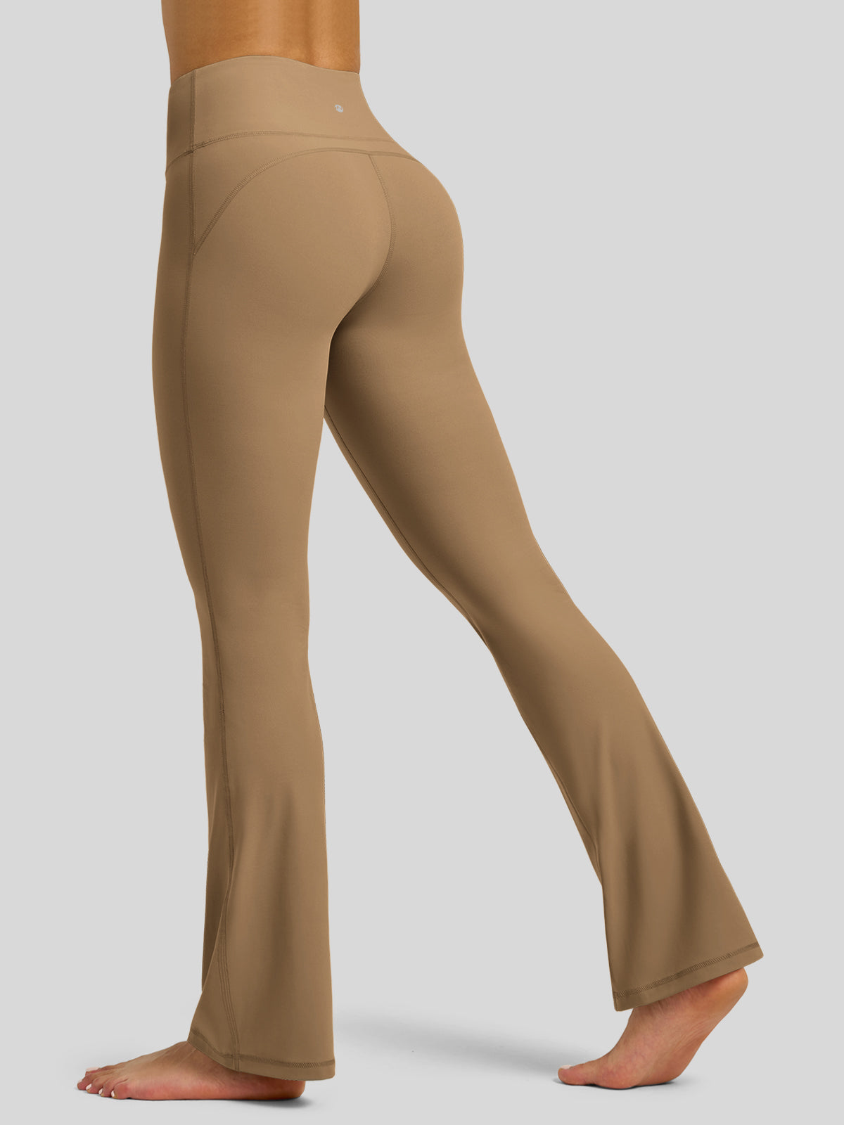 Willit Women's Butterflux Yoga Flare Leggings 29 Inch in brown