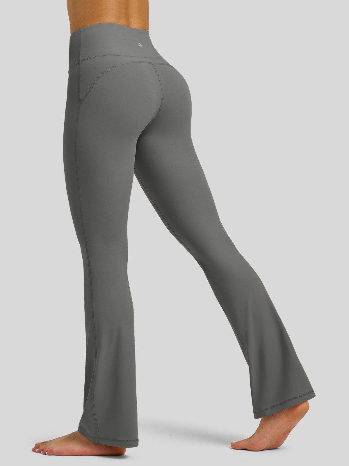Willit Women's Butterflux Yoga Flare Leggings 29 Inch in gray