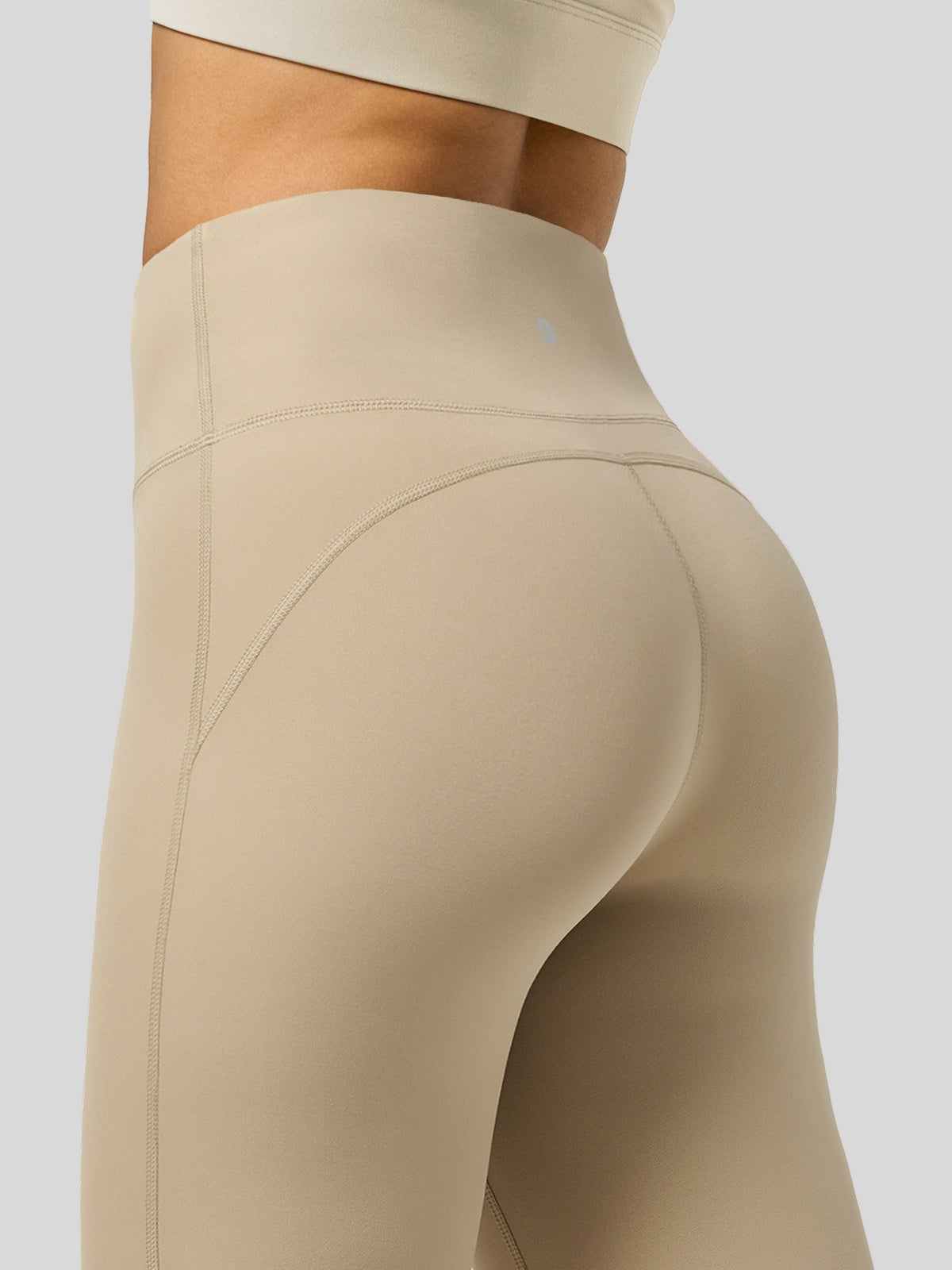 Willit Women's Butterflux Yoga Flare Leggings 30.5 Inch in khaki