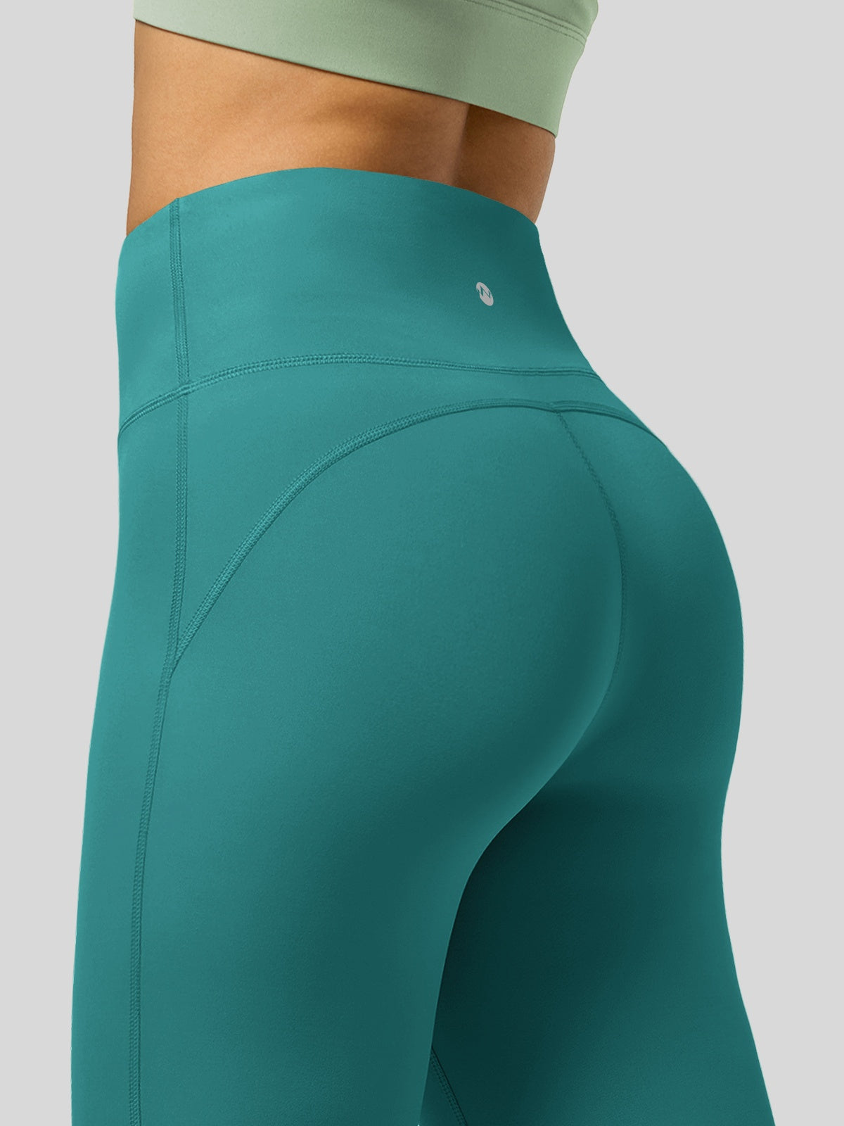 Willit Women's Butterflux Yoga Flare Leggings 30.5 Inch in green