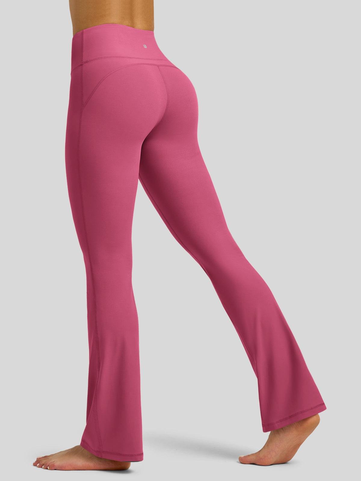 Willit Women's Butterflux Yoga Flare Leggings 33 Inch in red