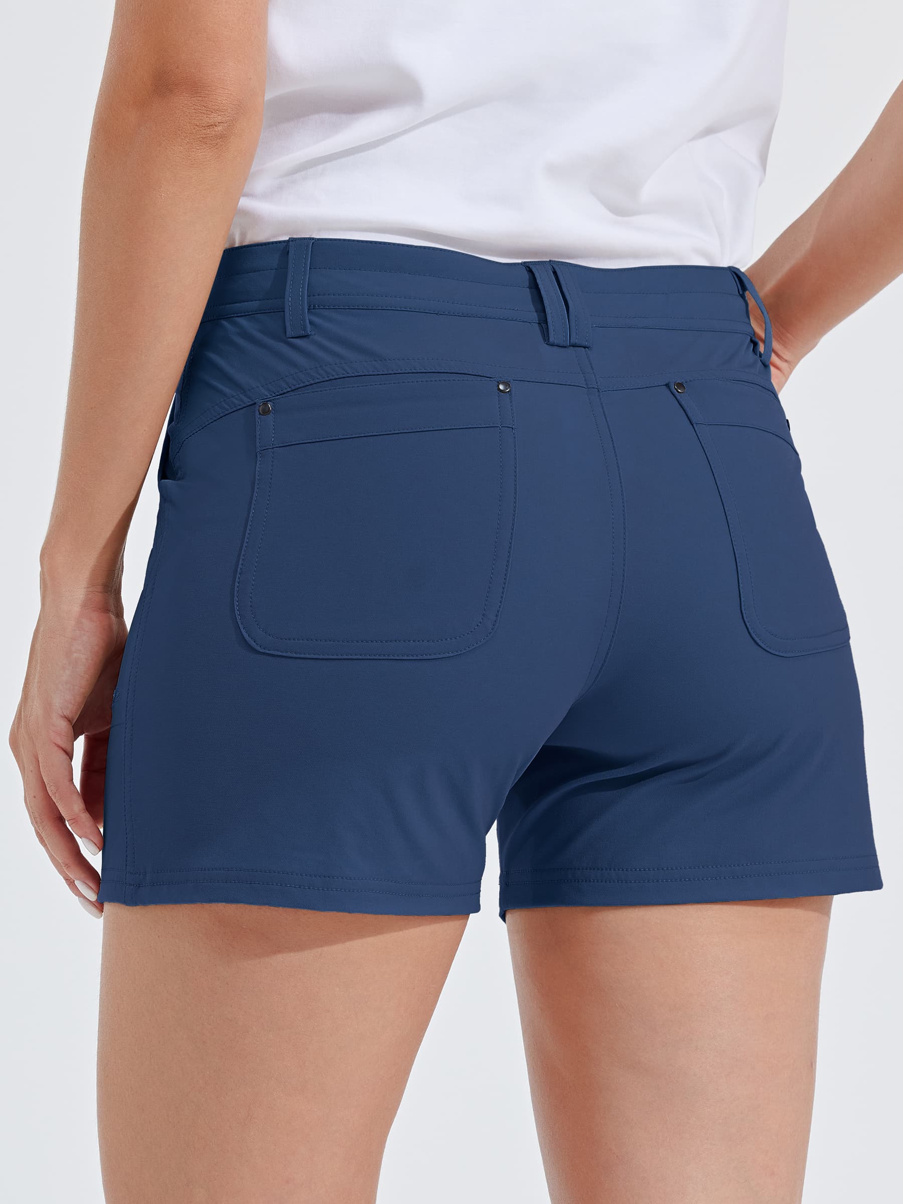 Womens Hiking Shorts 4.5 Inch navy4