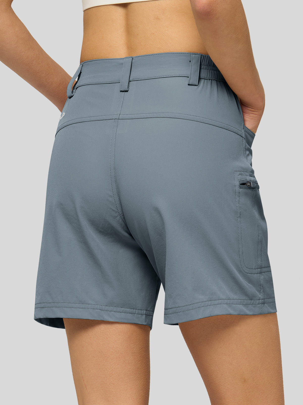 Willit Women's Hiking Shorts Quick Dry in blue3