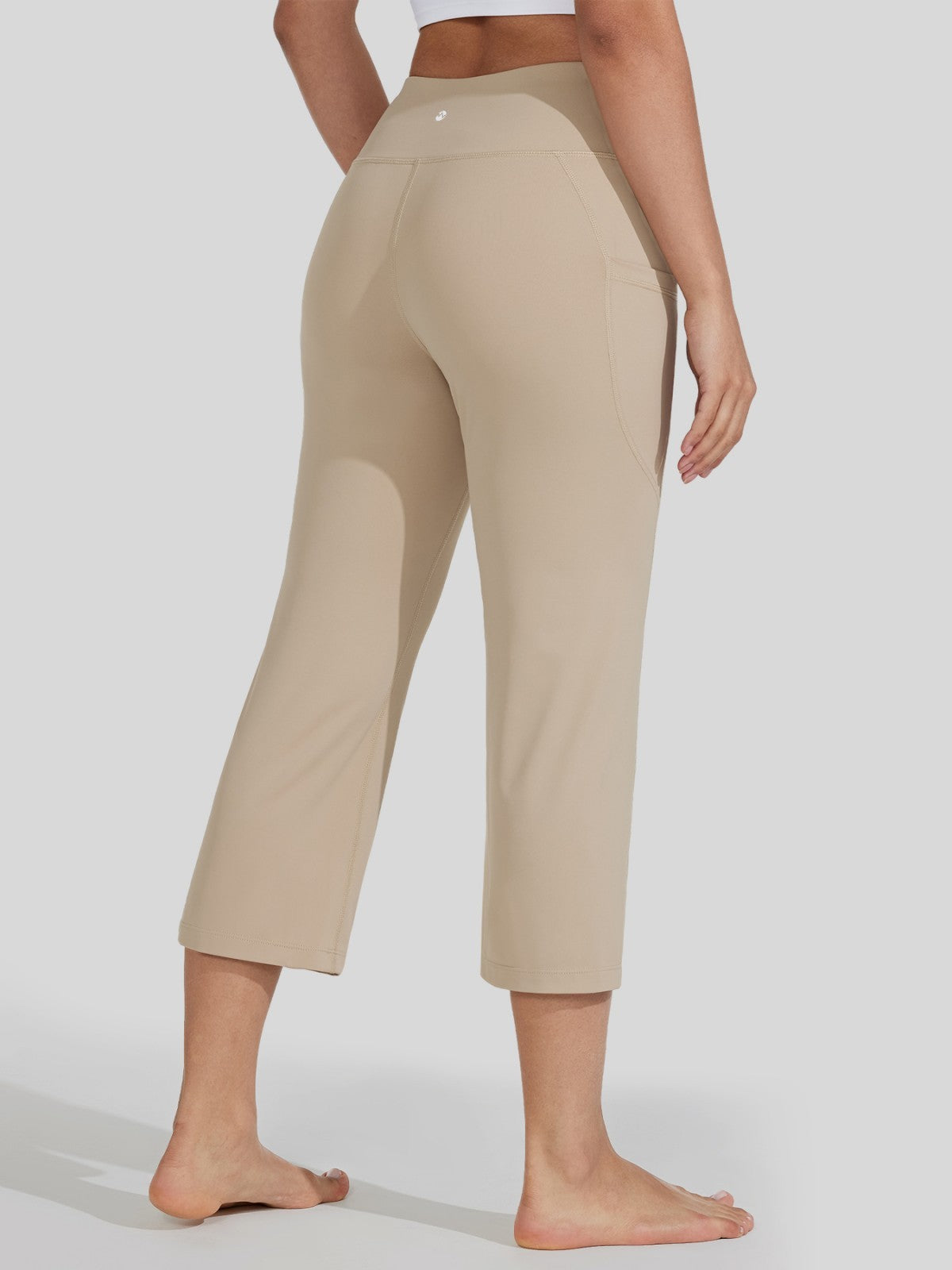 Willit Women's Straight Leg Capris Pants_navy