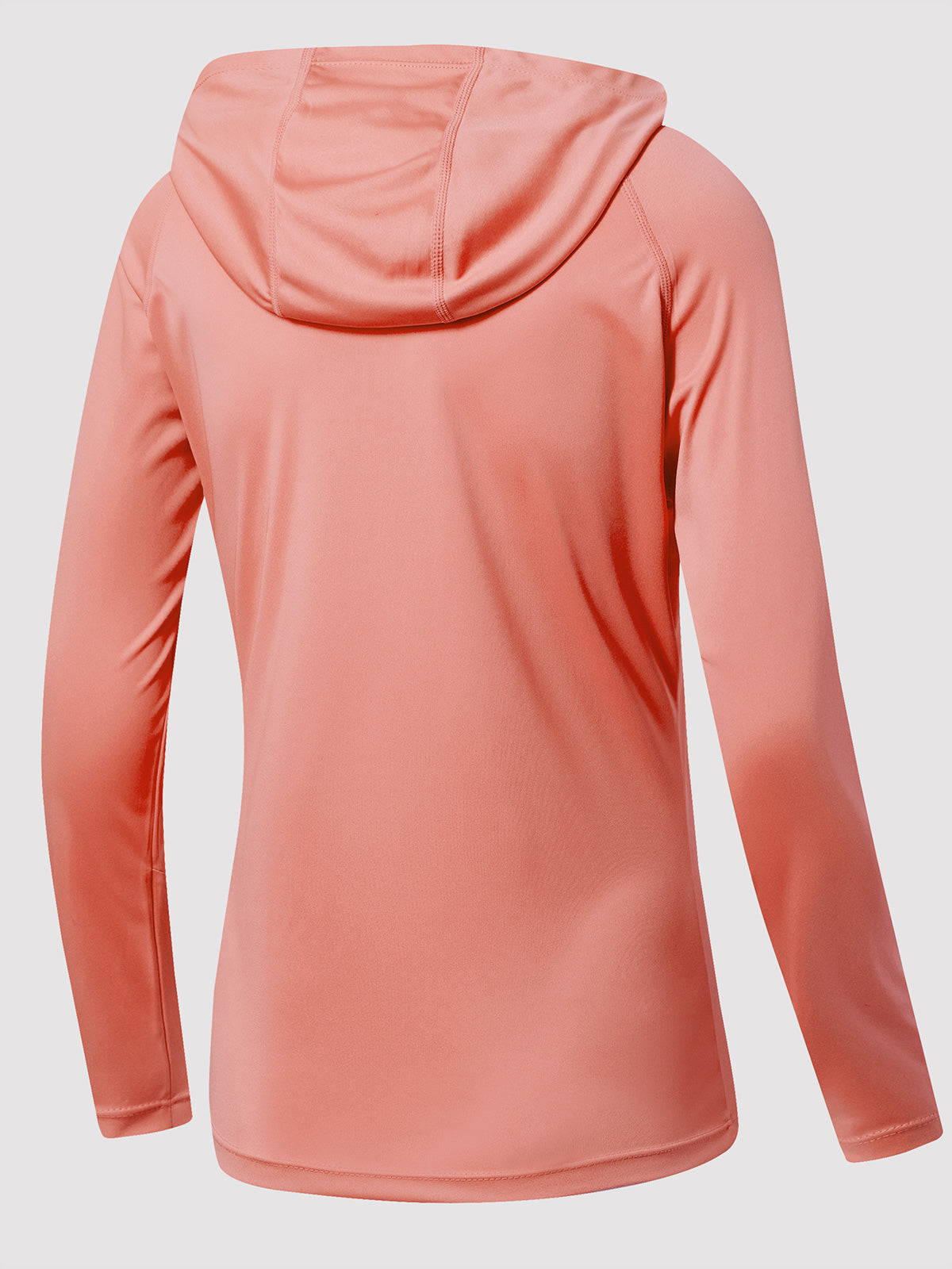 Willit Women's Sun Protection Hoodie UPF 50+_salmon