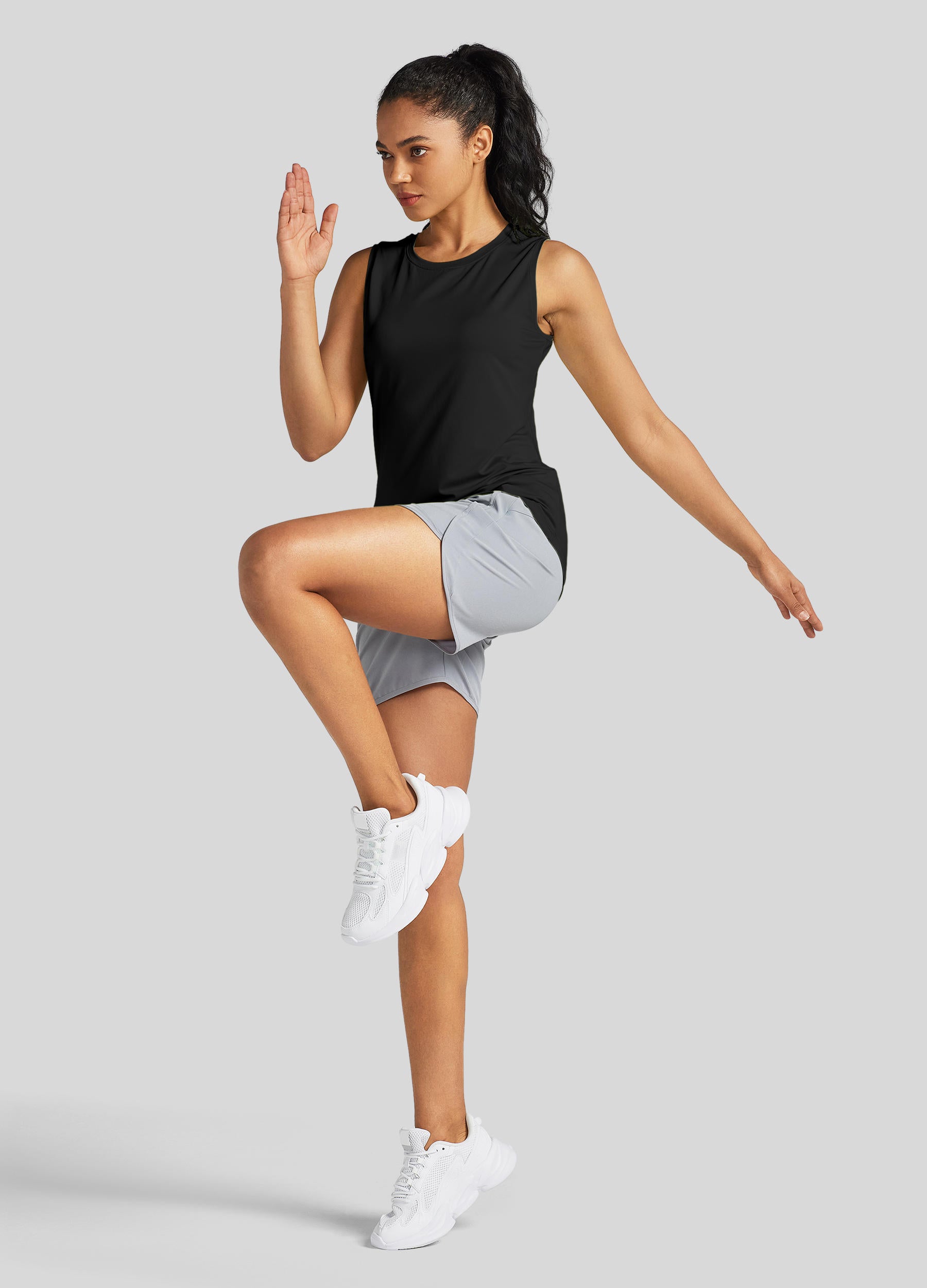 Womens Workout Tank Top black