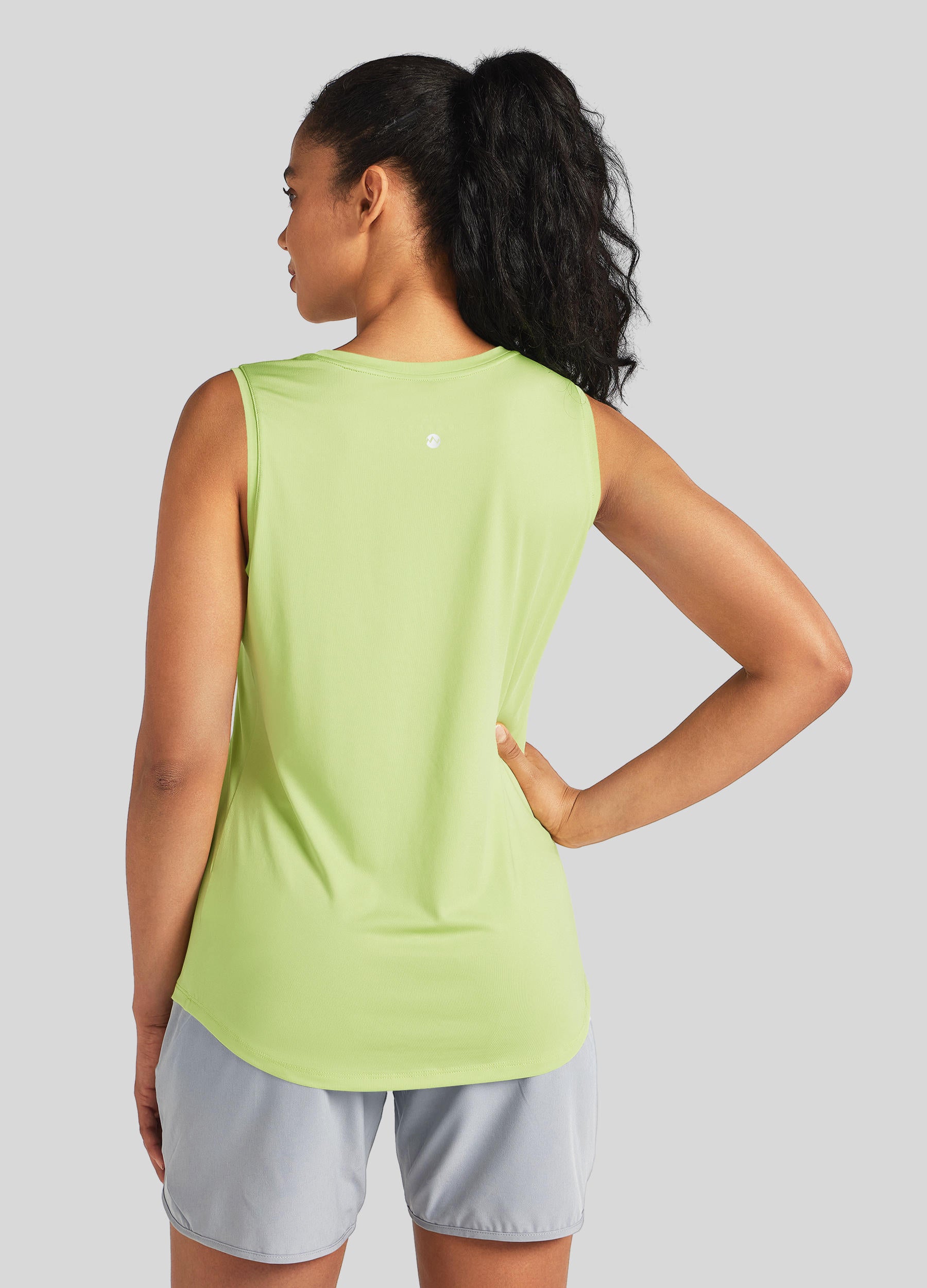Womens Workout Tank Top lime green