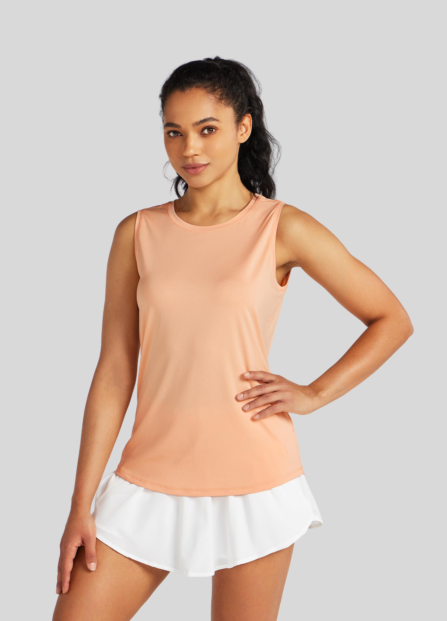 Womens Workout Tank Top orange