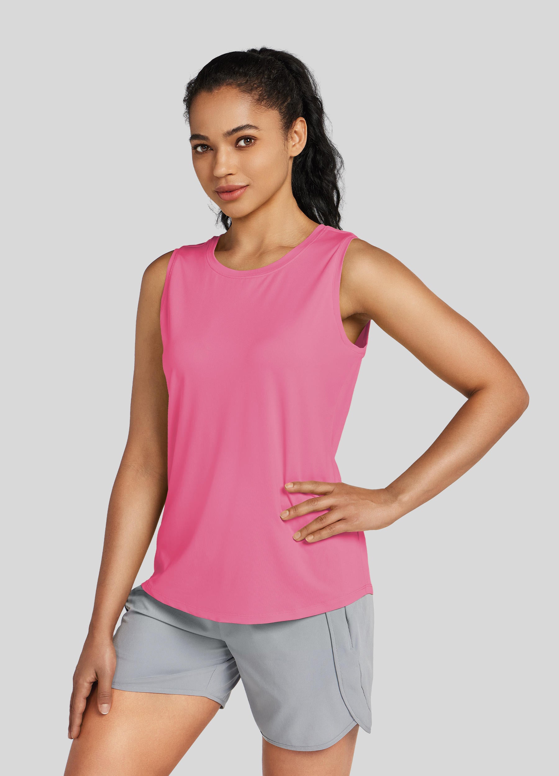 Womens Workout Tank Top pink