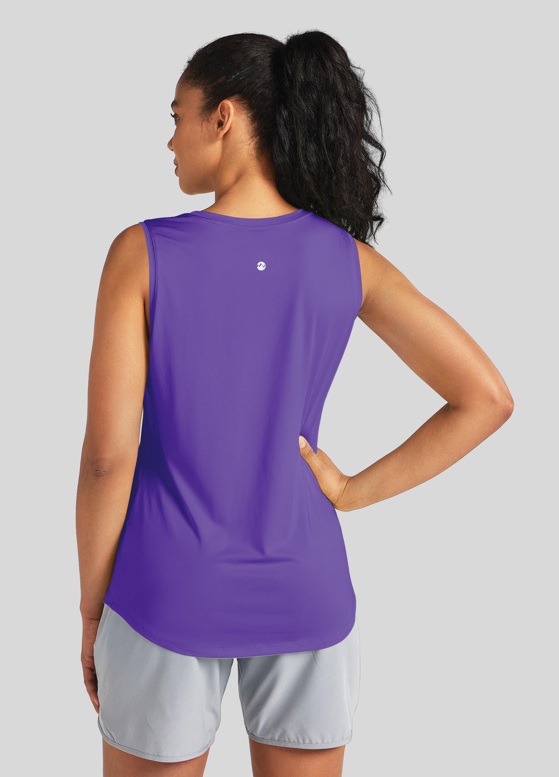 Womens Workout Tank Top purple